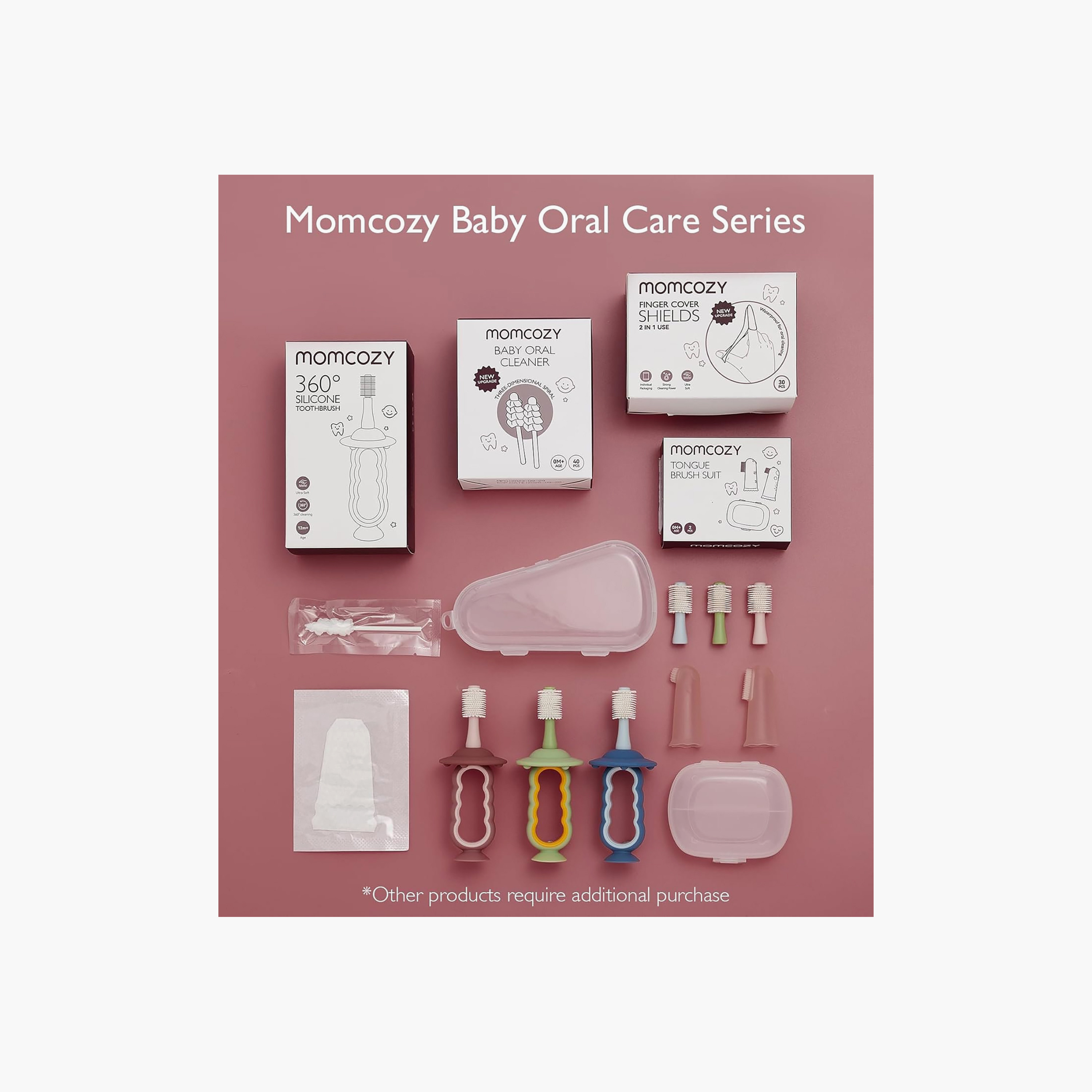 Pack of 40 Momcozy Disposable Oral Cleaners with Three Dimensional Spiral Brush Head-baby-bathandcare-oralcare-teethanddentalcare-image-7