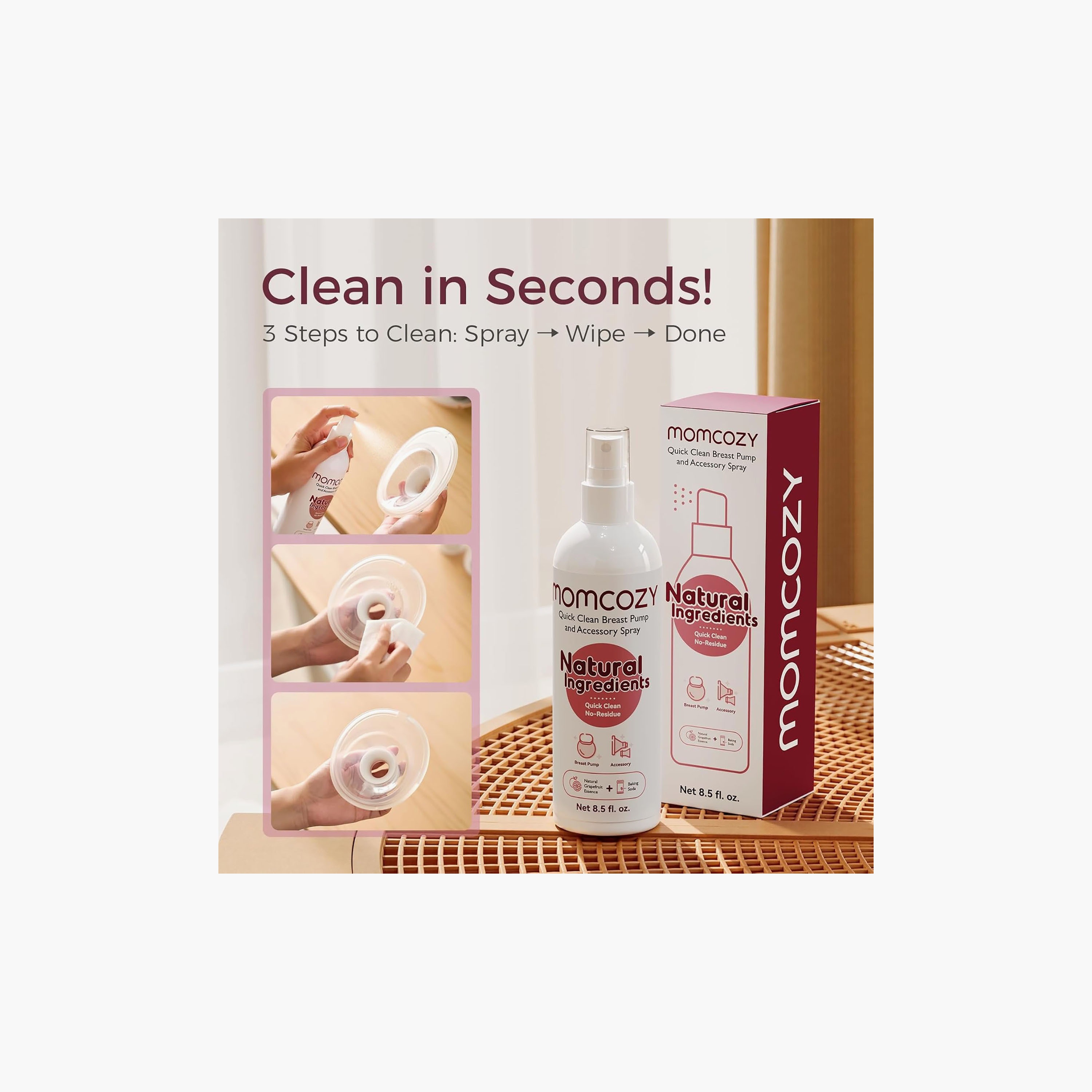 Momcozy Breastfeeding Portable Breast Pump Cleaner Spray with Easy-to-use Nozzle-baby-feeding-breastfeedingandcare-image-3