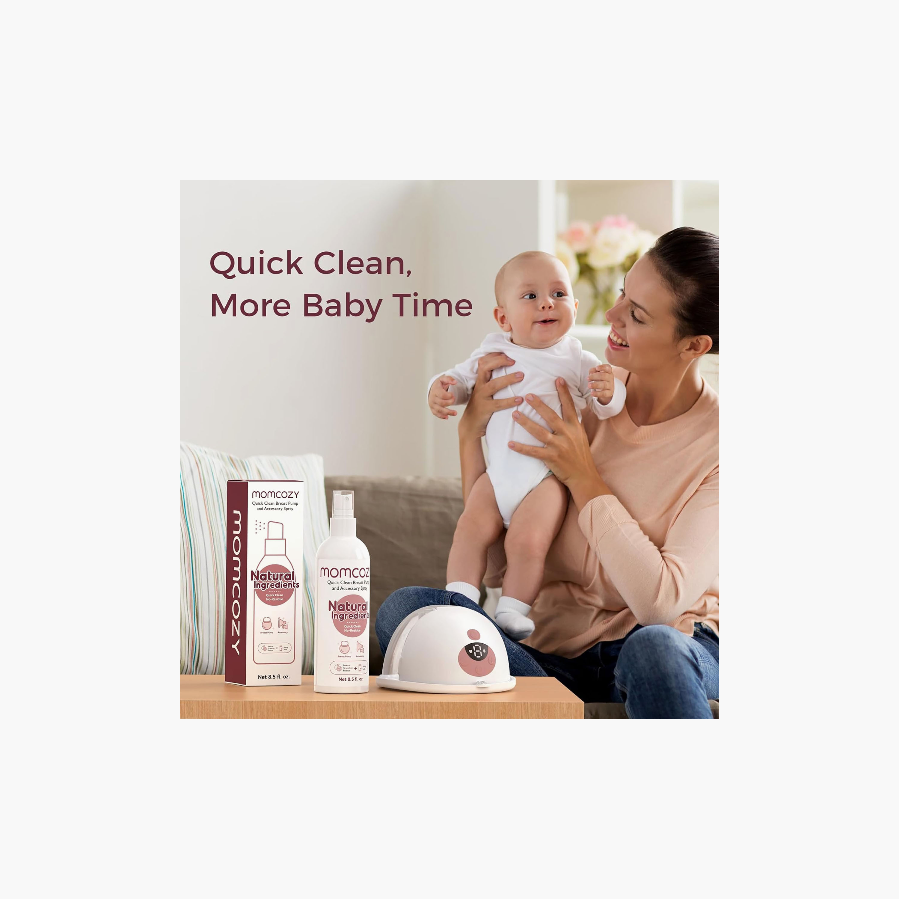 Momcozy Breastfeeding Portable Breast Pump Cleaner Spray with Easy-to-use Nozzle-baby-feeding-breastfeedingandcare-image-5