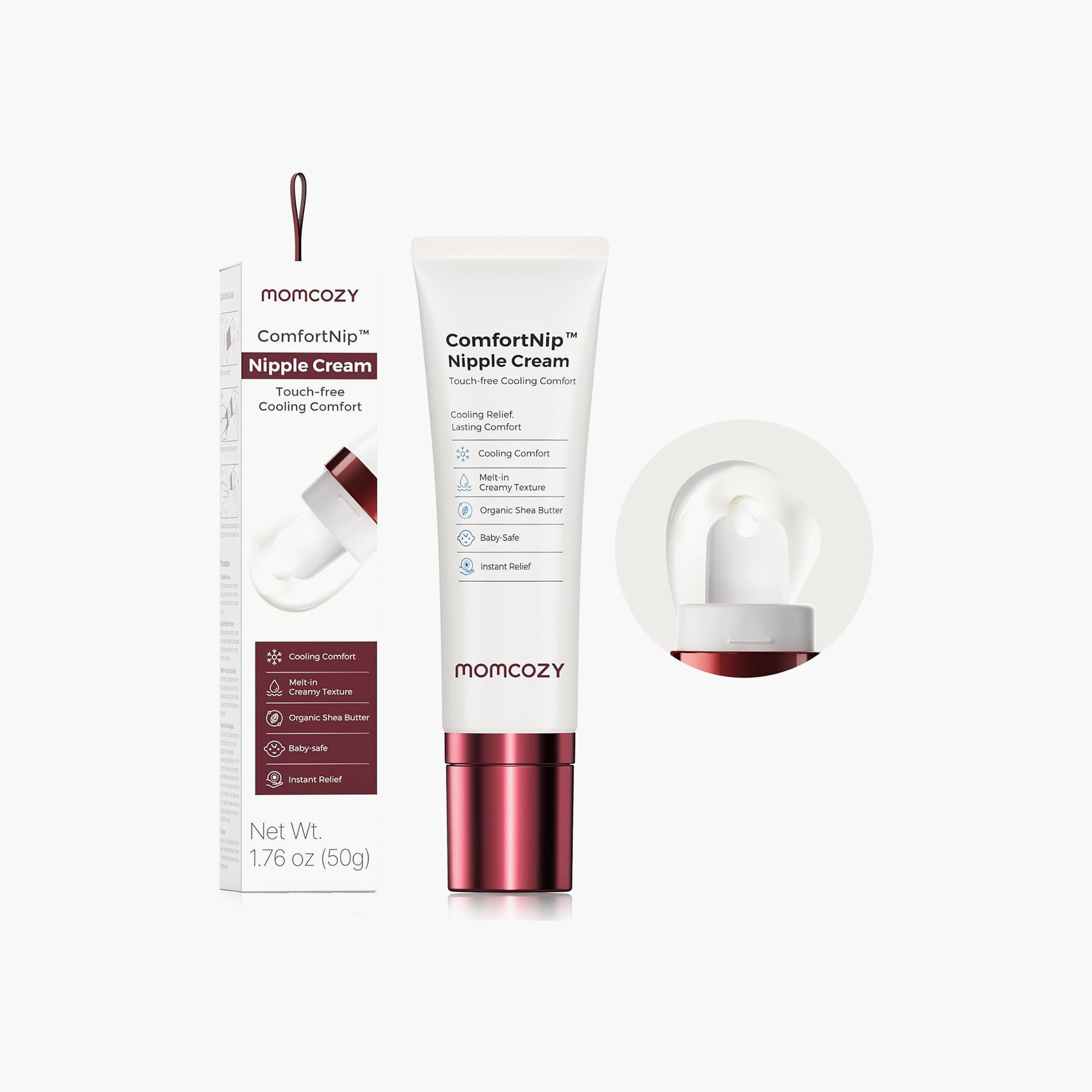 Momcozy Breastfeeding Cooling Comfort Nipple Cream with Baby-Safe Ingredients-baby-feeding-breastfeedingandcare-image-2
