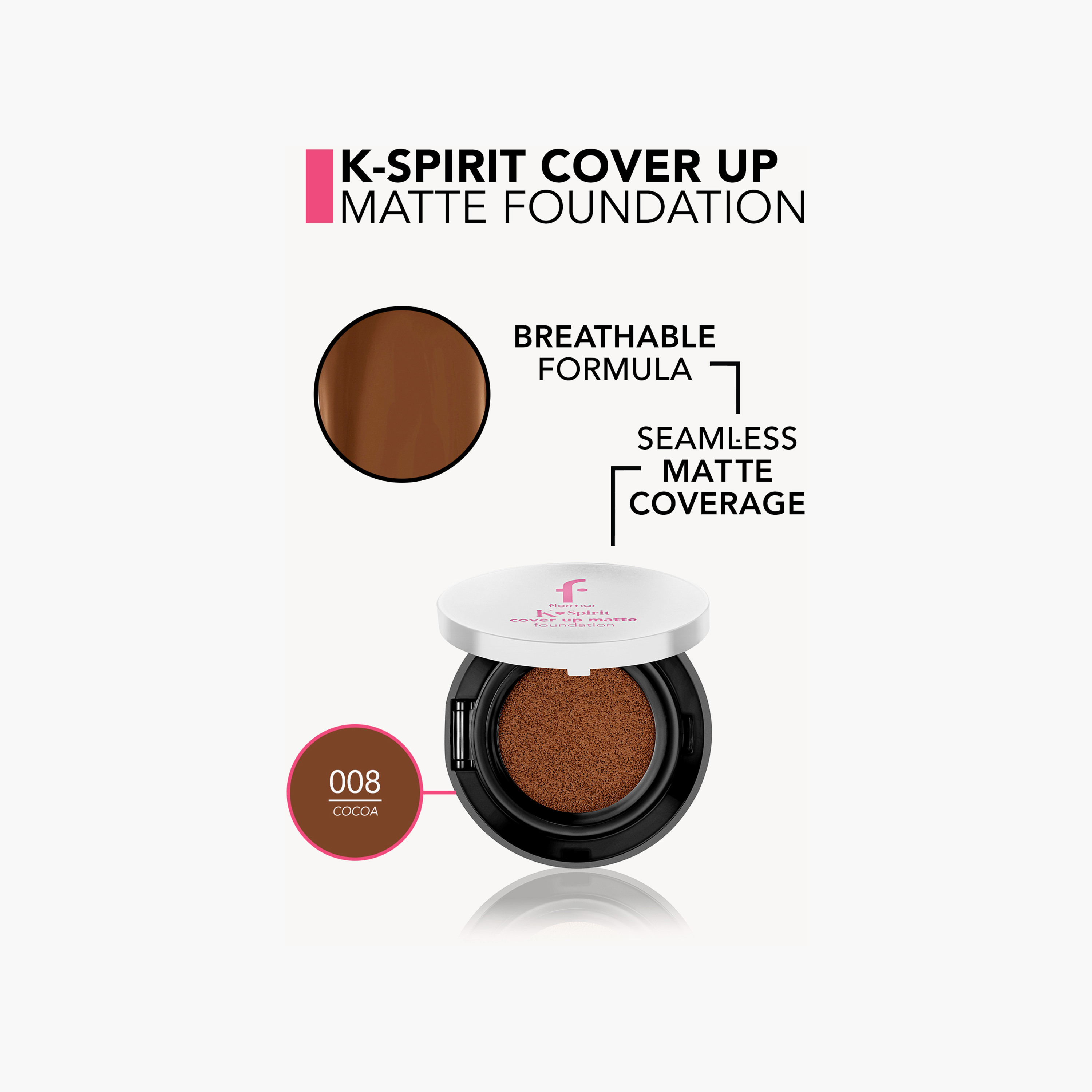 Flormar K-Spirit Cover Up Matte Cusion Foundation 15 g-beautyandpersonalcare-makeup-face-foundations-image-7