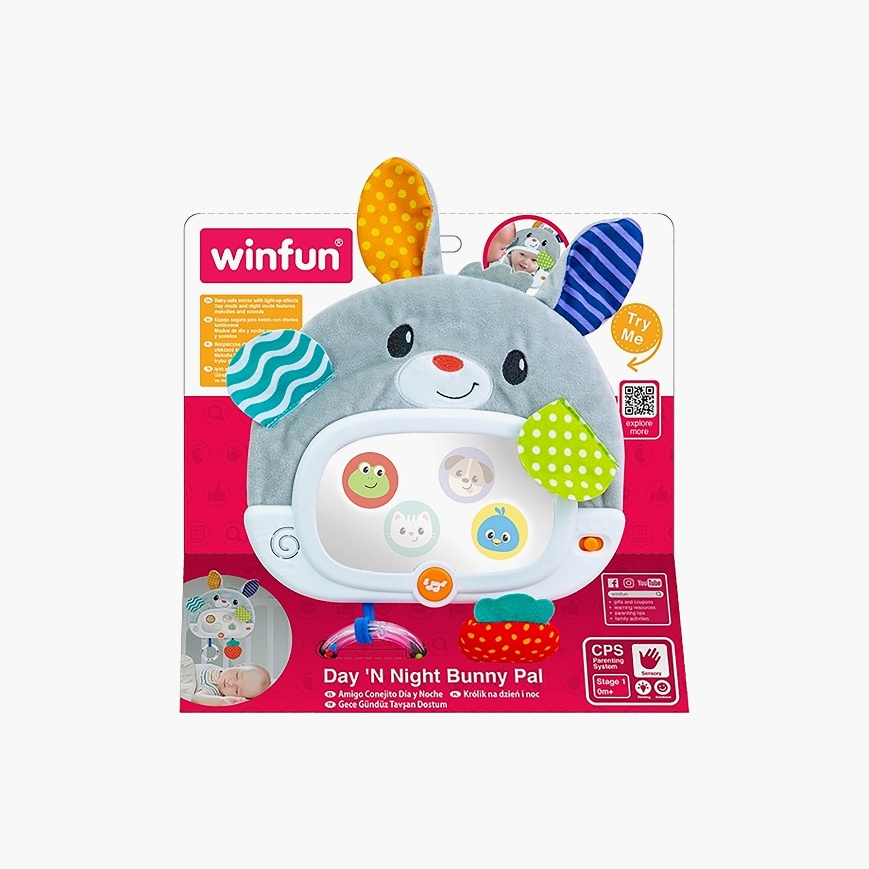 Winfun Day & Night Bunny Plush Activity Toy-toys-babyandtoddlertoys-learningtoys-image-4