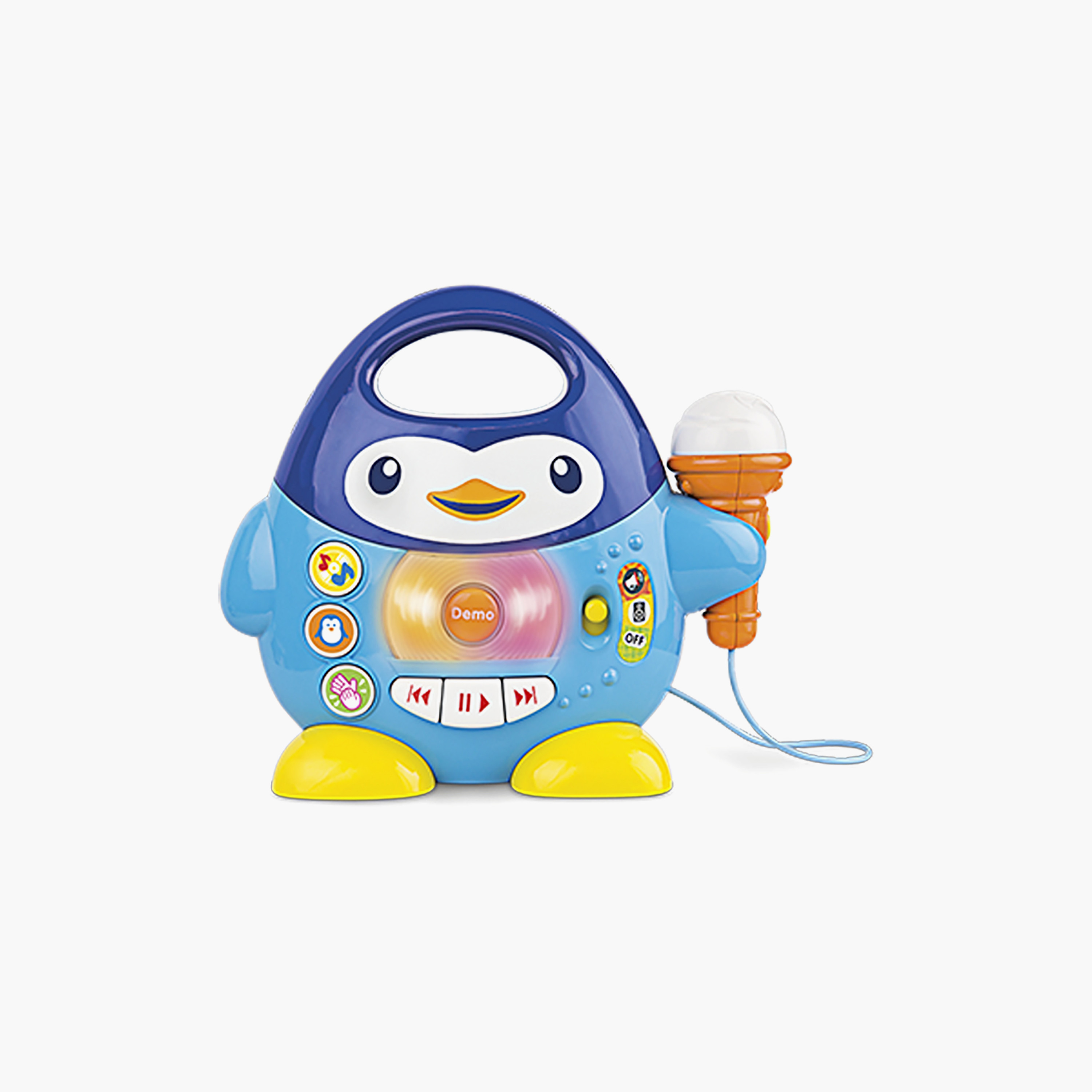 لعبة مشغل موسيقى بنمط بطريق مع ميكروفون لعبة قابل للفصل من وينفان-toys-educational-musicaltoys-image-1