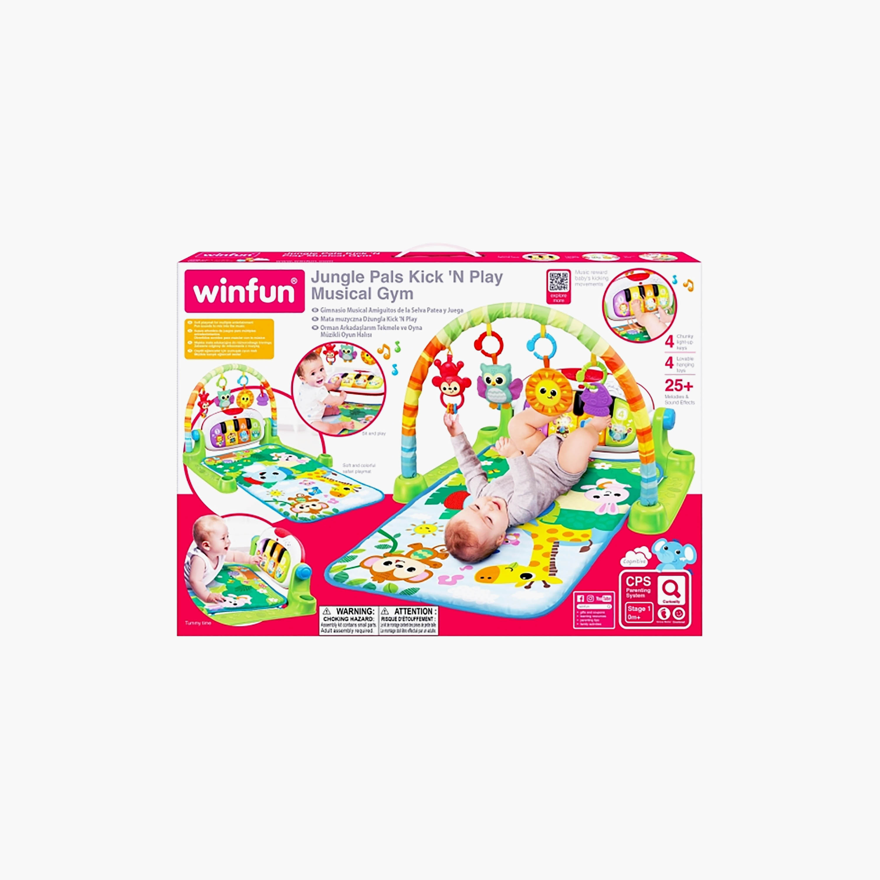 Winfun Jungle Pals Kick & Play Musical Gym-baby-infantactivity-playgyms-image-3