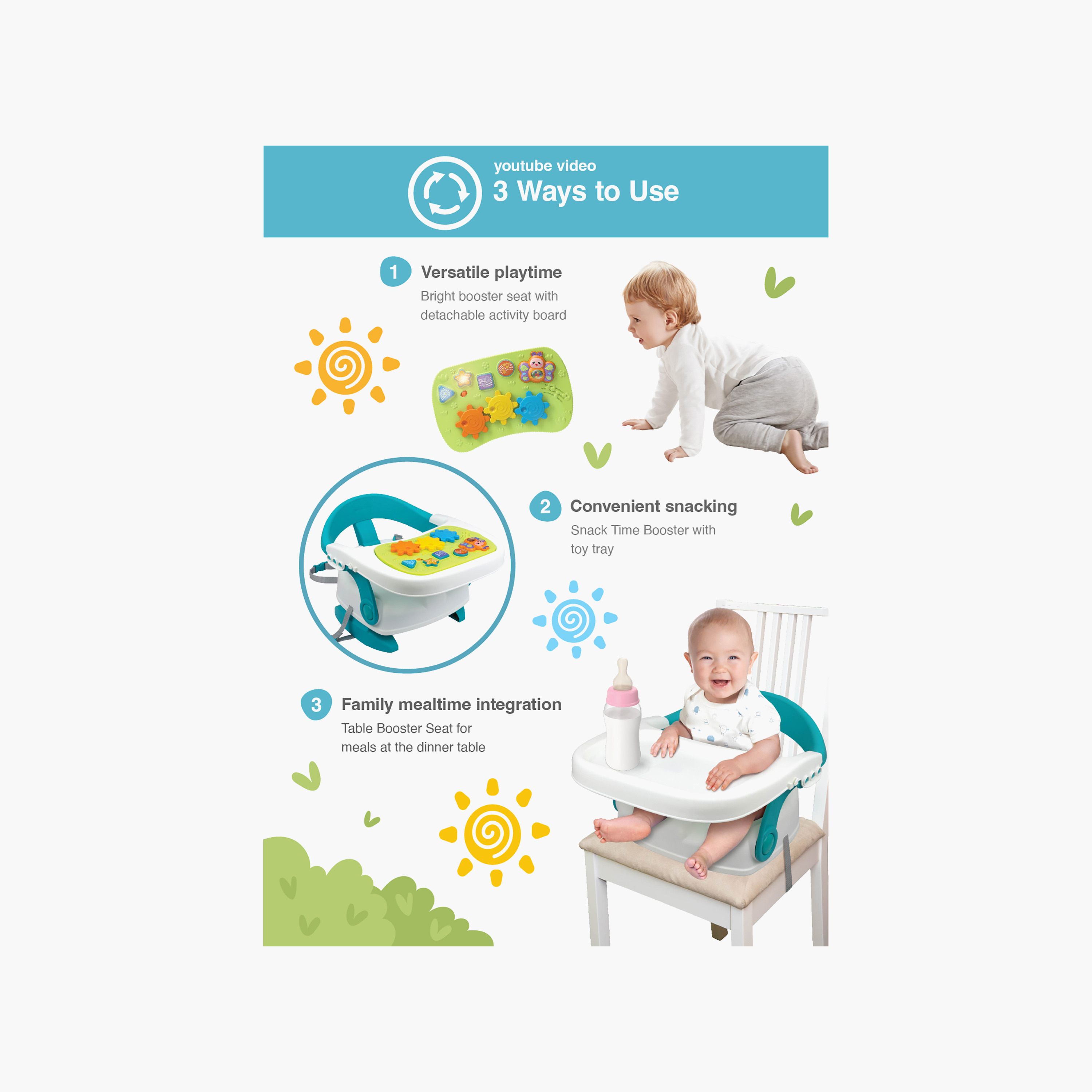 Winfun 3 In 1 Musical Booster Seat-baby-feeding-highchairsandboosters-image-2