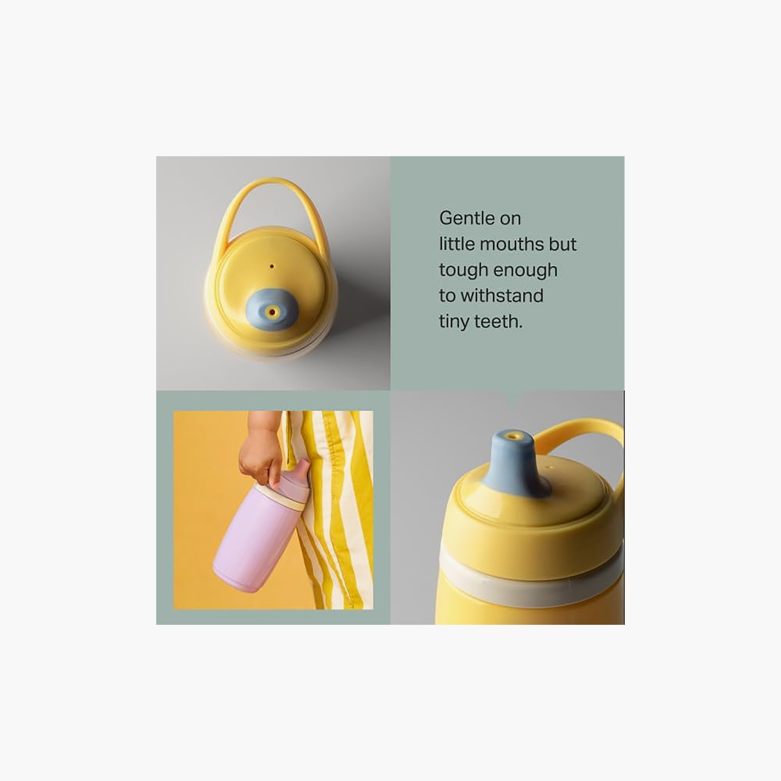 كوب "أكتيف سباوت" عازل للحرارة مع مصاصة - 266 مل من تومي تيبي-baby-feeding-mealtimeessentials-image-6