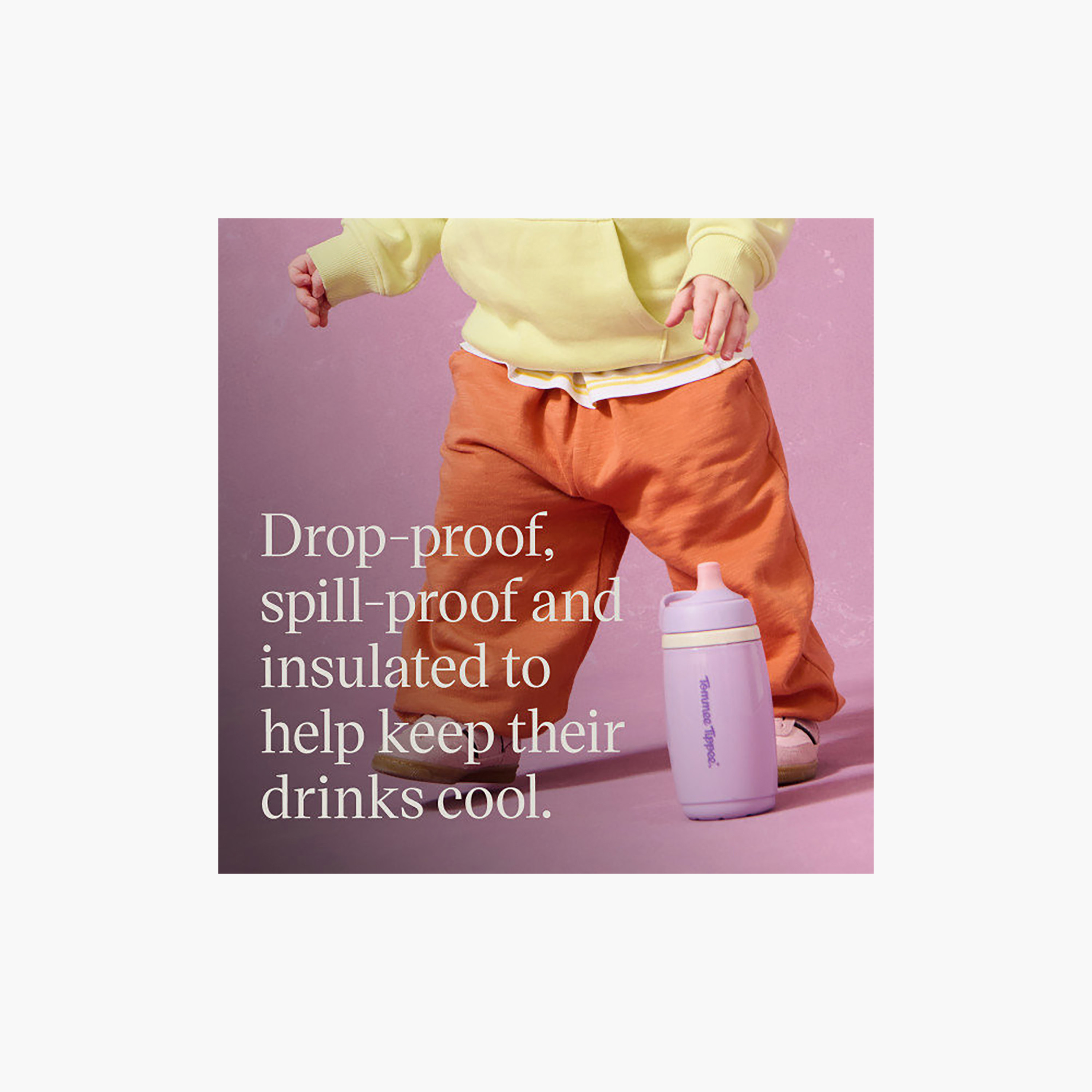 كوب "أكتيف سباوت" عازل للحرارة مع مصاصة - 266 مل من تومي تيبي-baby-feeding-mealtimeessentials-image-11