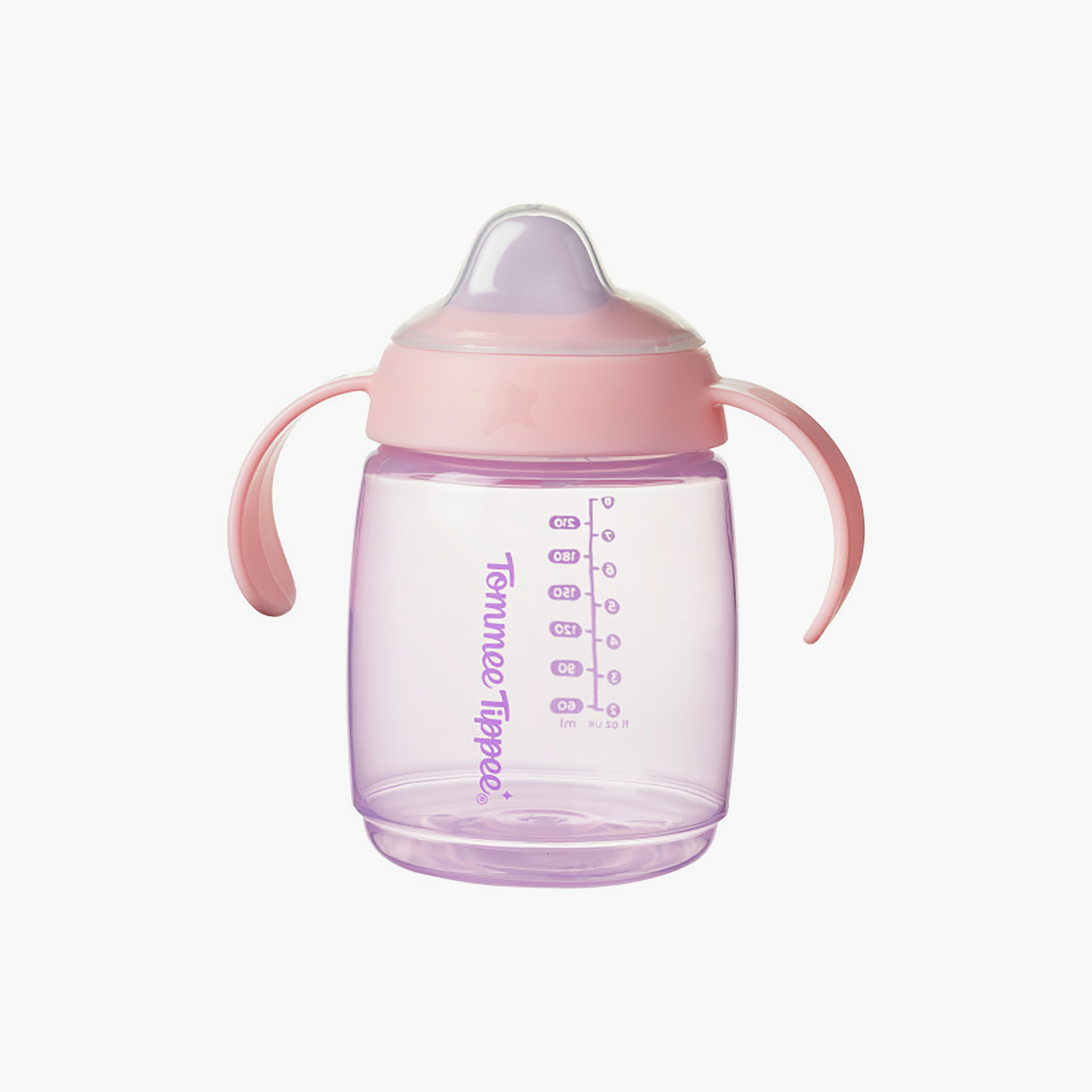 كوب تدريب مضاد للتسريب بفوهة ومقبض - 240 مل من تومي تيبي-baby-feeding-mealtimeessentials-image-1