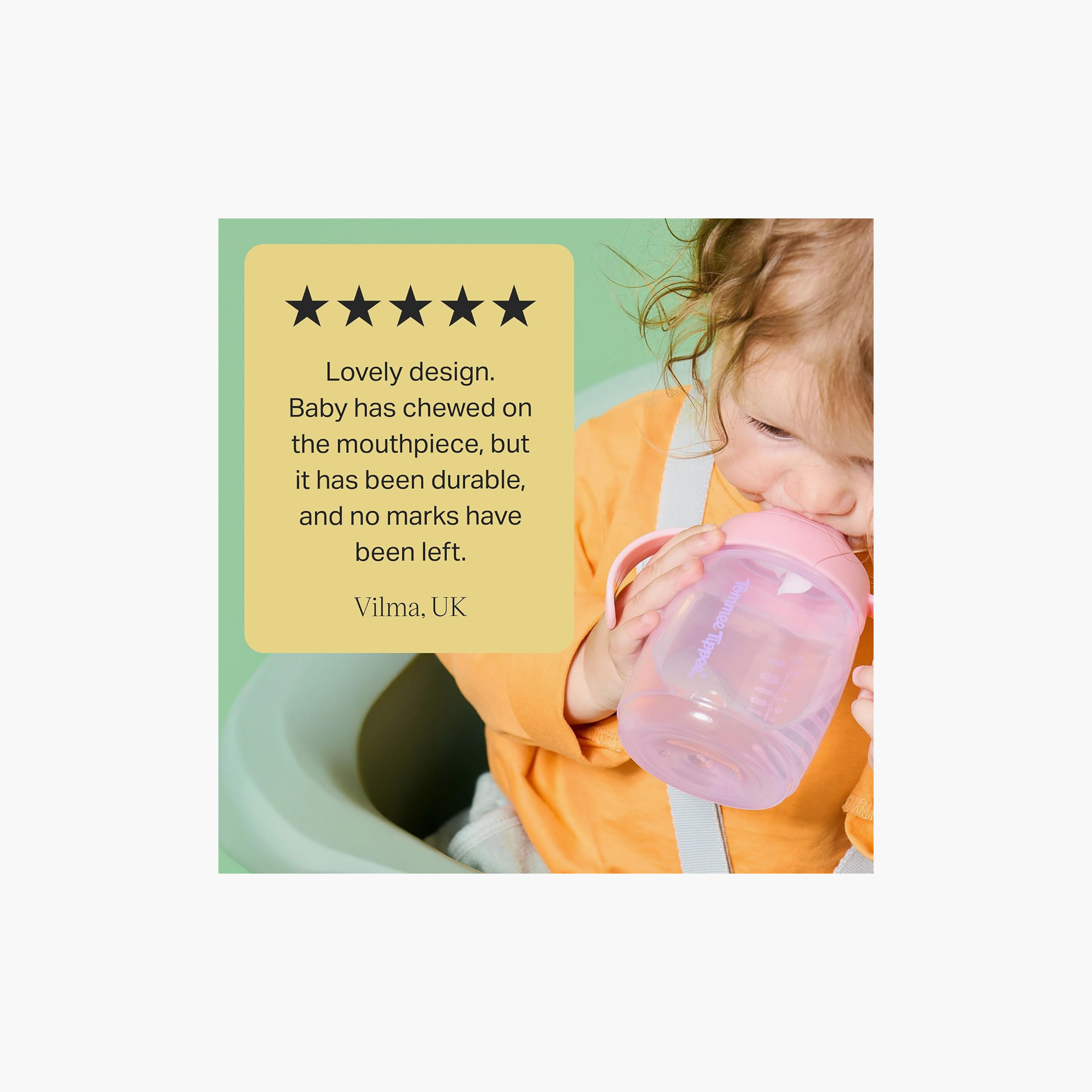 كوب تدريب مضاد للتسريب بفوهة ومقبض - 240 مل من تومي تيبي-baby-feeding-mealtimeessentials-image-3