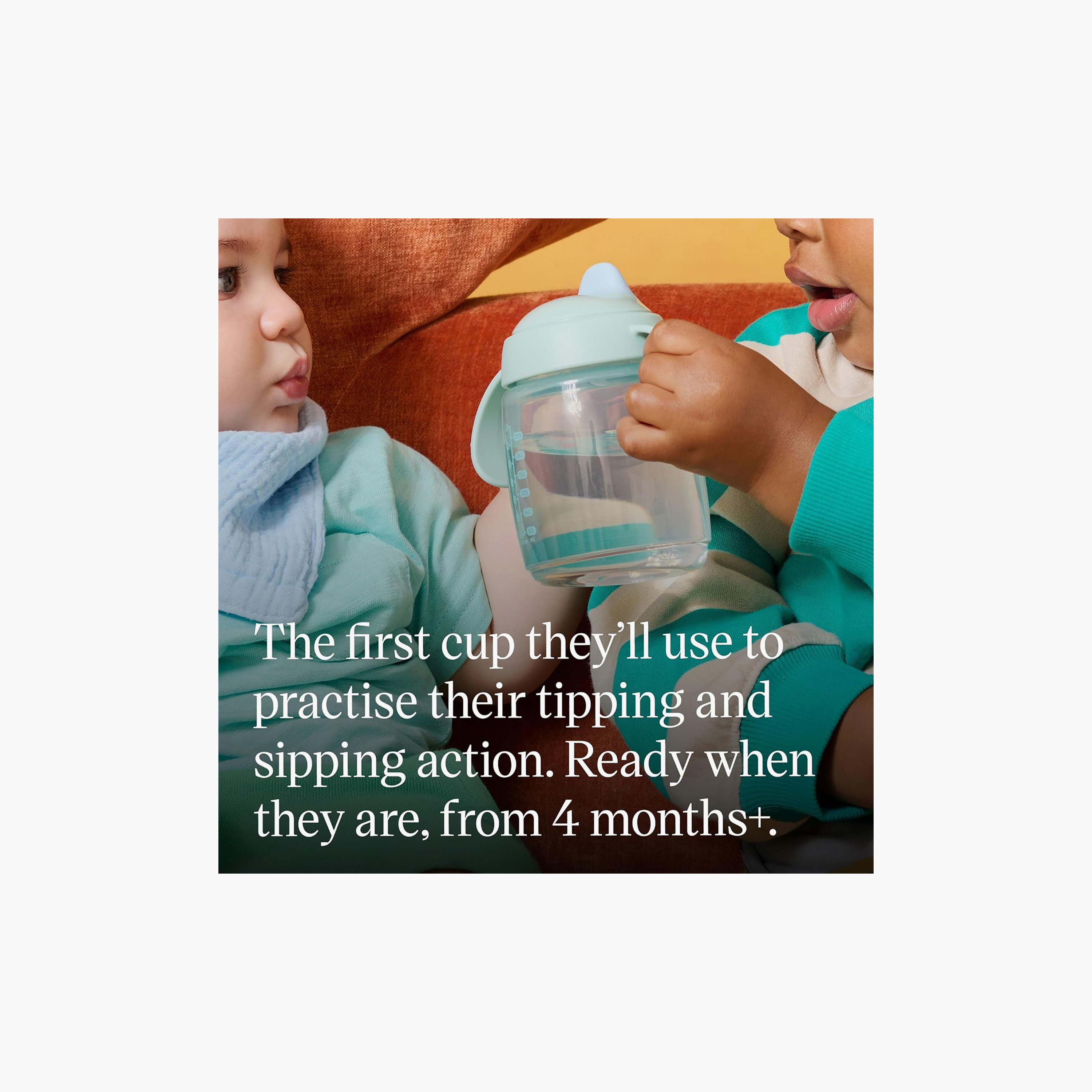 كوب تدريب مضاد للتسريب بفوهة ومقبض - 240 مل من تومي تيبي-baby-feeding-mealtimeessentials-image-4