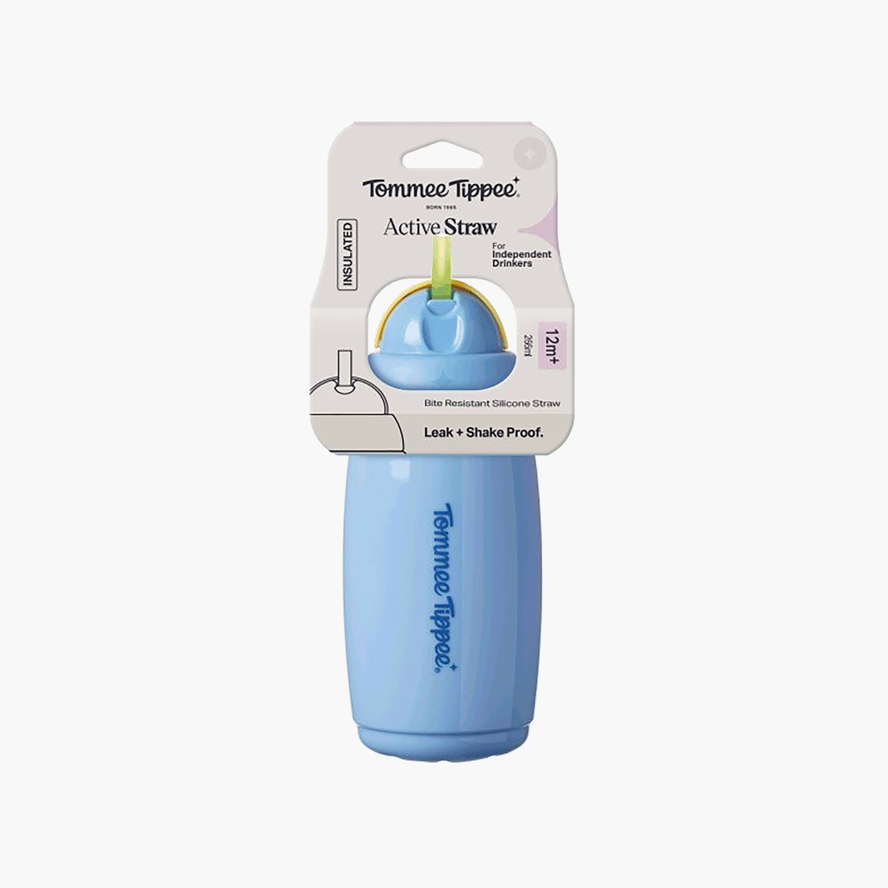 Tommee Tippee Active Straw Insulated Cup with Straw - 266 ml-baby-feeding-mealtimeessentials-image-8