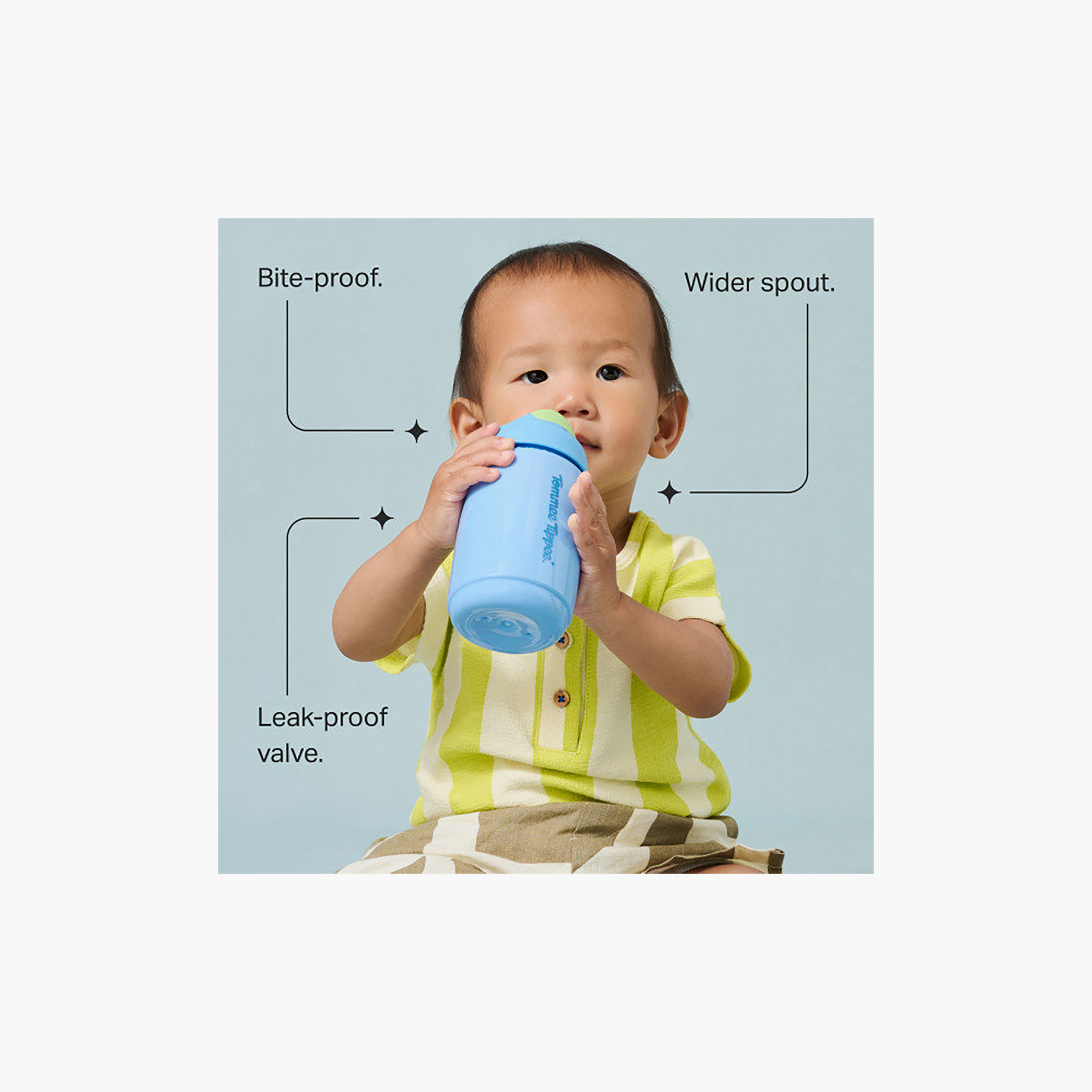 Tommee Tippee Toddler Sipper Leak & Shake Proof Cup - 390 ml-baby-feeding-mealtimeessentials-image-2