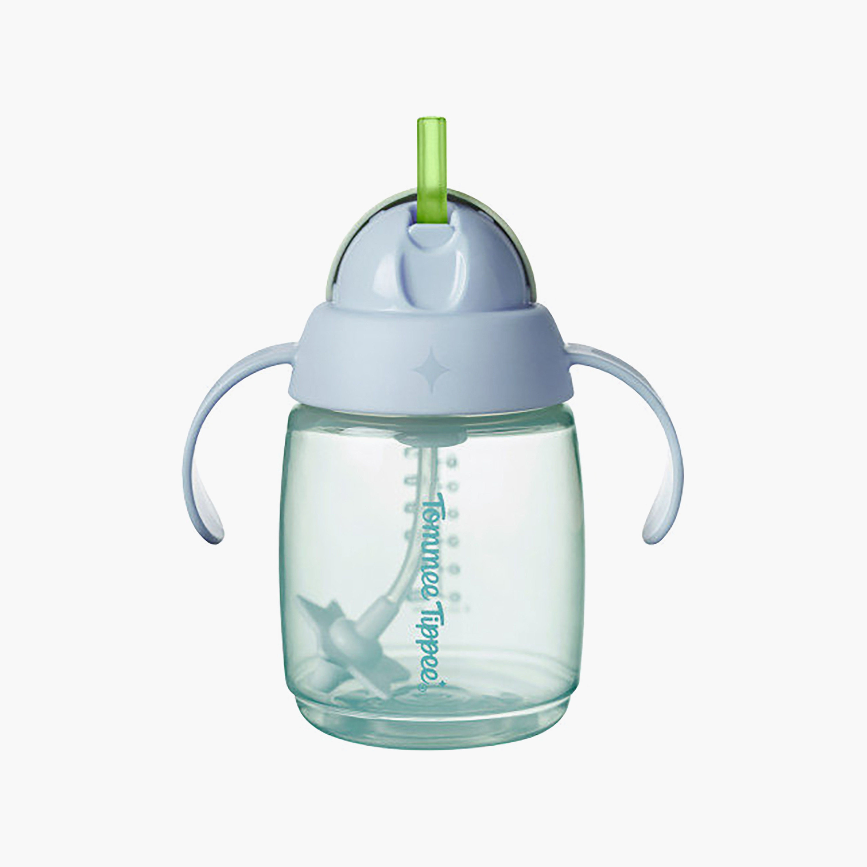 كوب تدريب مضاد للتسريب والاهتزاز مع مصاصة ومقبض - 240 مل من تومي تيبي-baby-feeding-mealtimeessentials-image-1