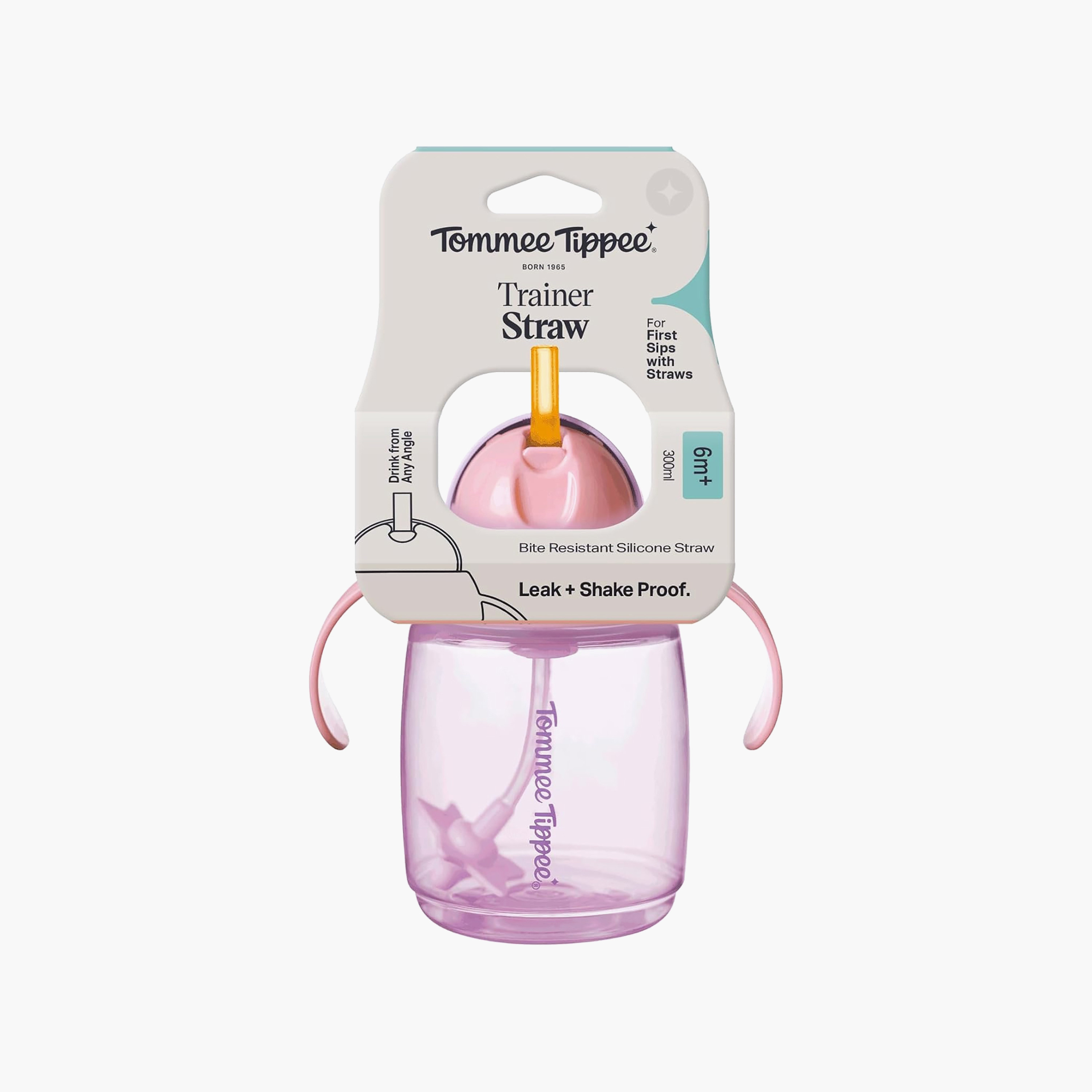 Tommee Tippee Trainer Straw Leak & Shake Proof Cup with Straw & Handle - 240 ml-baby-feeding-mealtimeessentials-image-3