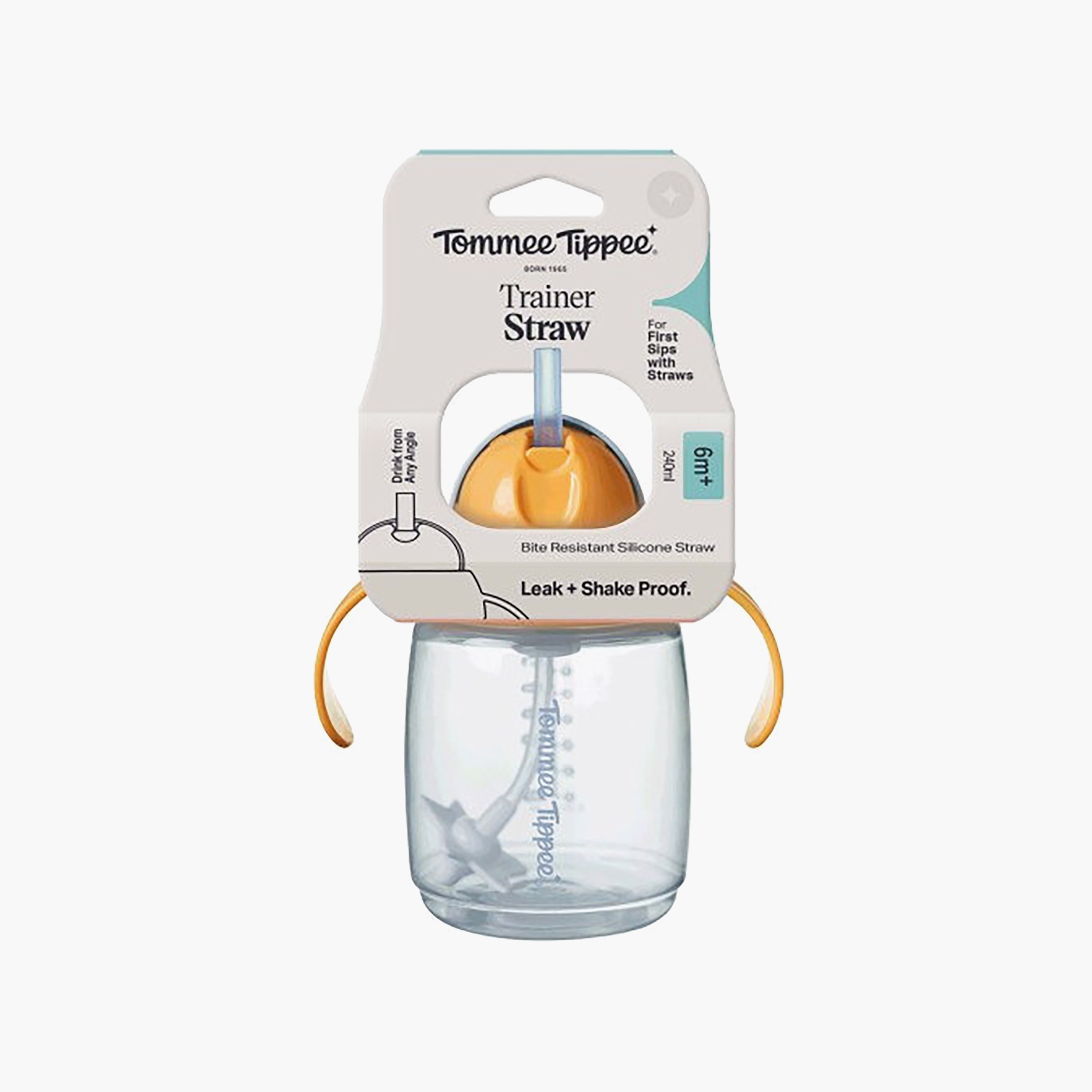 كوب تدريب مضاد للتسريب والاهتزاز مع مصاصة ومقبض - 240 مل من تومي تيبي-baby-feeding-mealtimeessentials-image-11