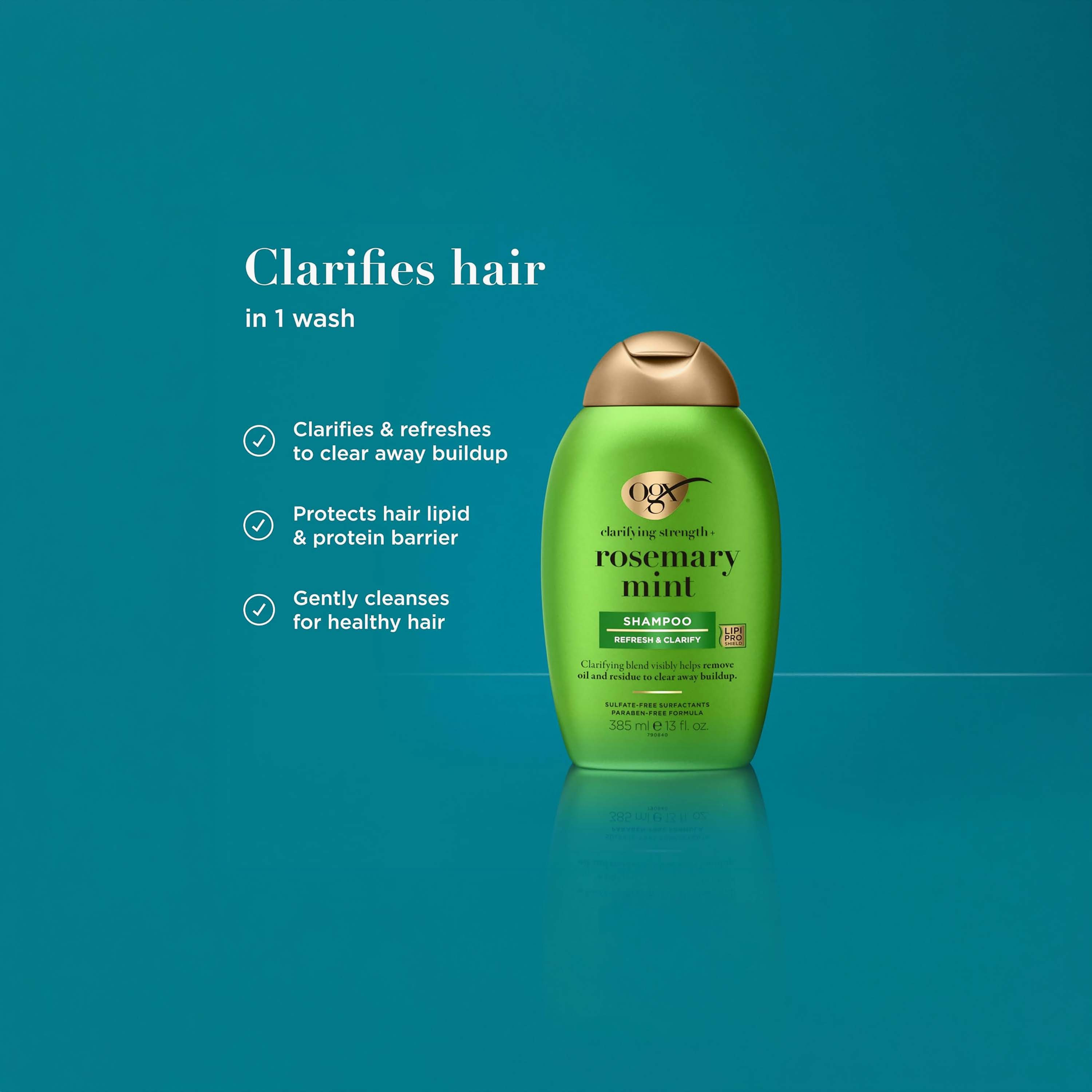 Ogx Refreshing Scalp + Rosemary Mint Shampoo 385ml-beautyandpersonalcare-bathandbody-bathandshower-soaps-image-2