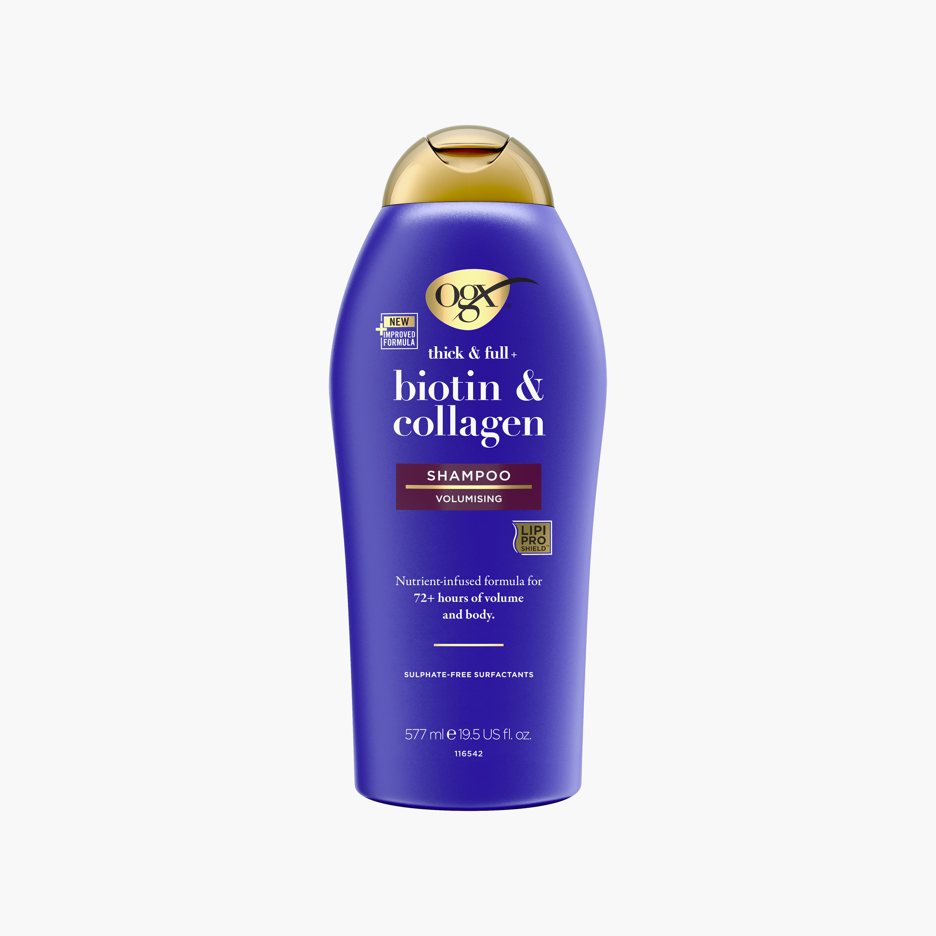 Ogx Thick & Full + Biotin & Collagen Shampoo 577ml-beautyandpersonalcare-bathandbody-bathandshower-soaps-image-1