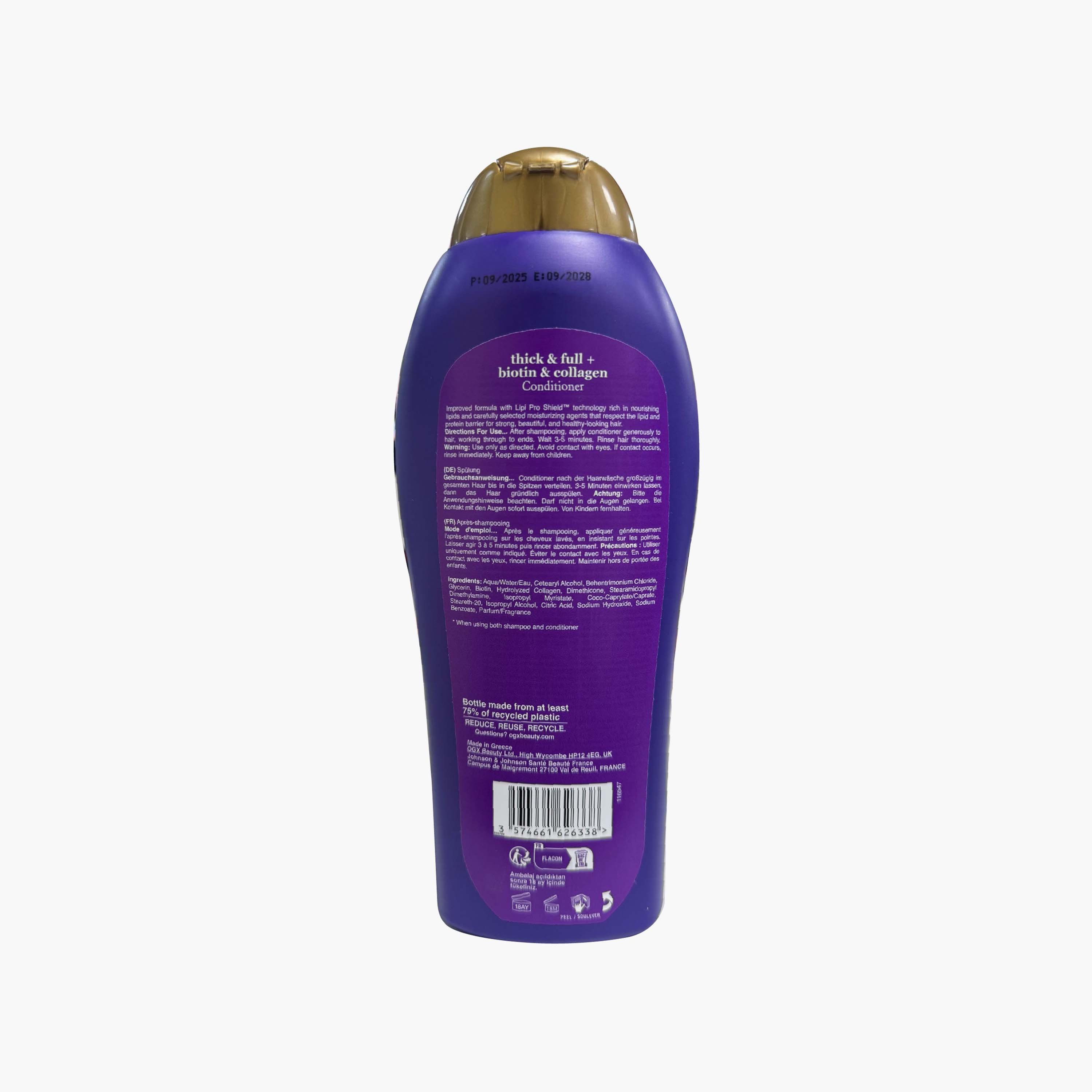 Ogx Thick & Full + Biotin & Collagen Conditioner 577ml-beautyandpersonalcare-bathandbody-bathandshower-soaps-image-2
