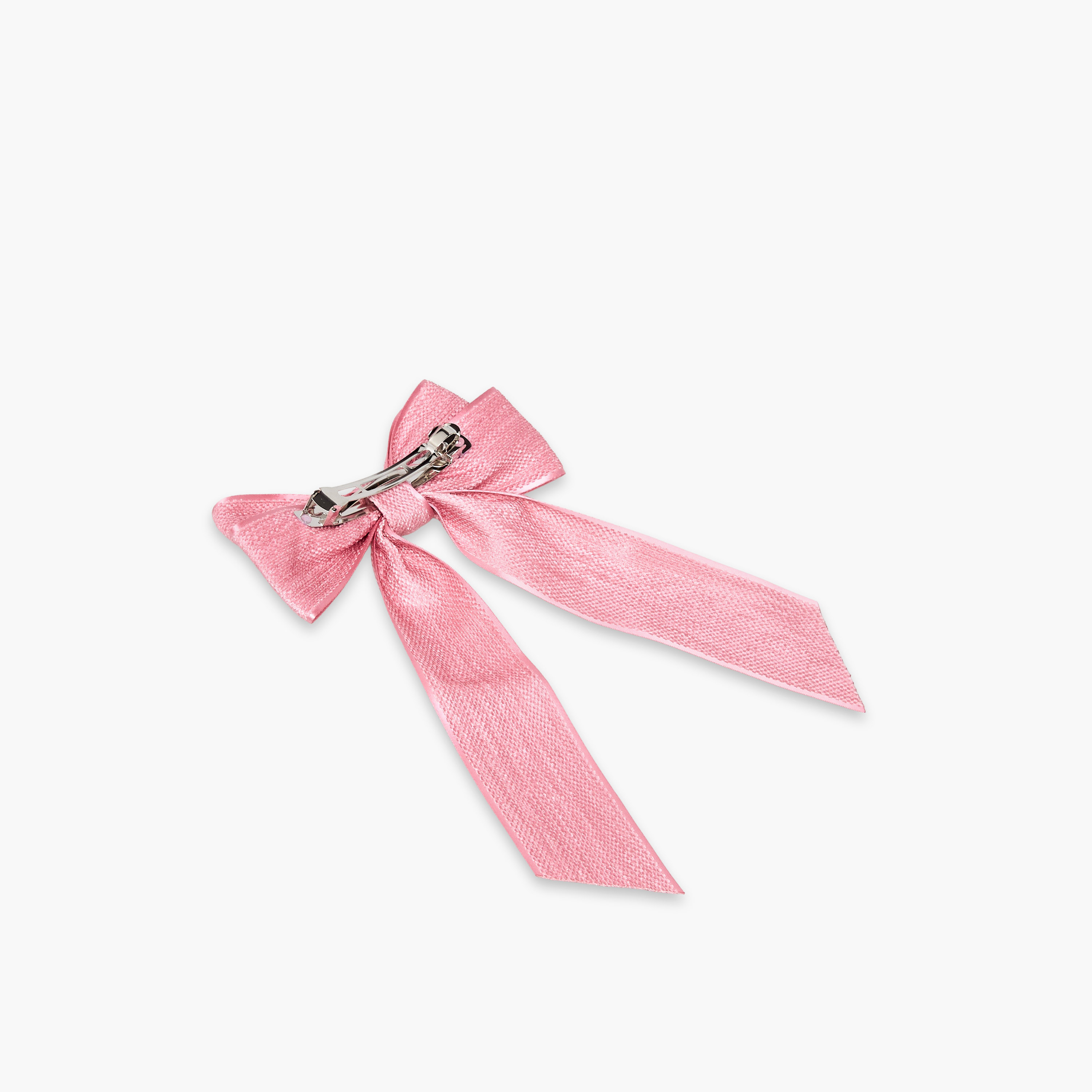 Bow Barrette Hair Clip with Textured Design-women-hairaccessories-clips-image-3