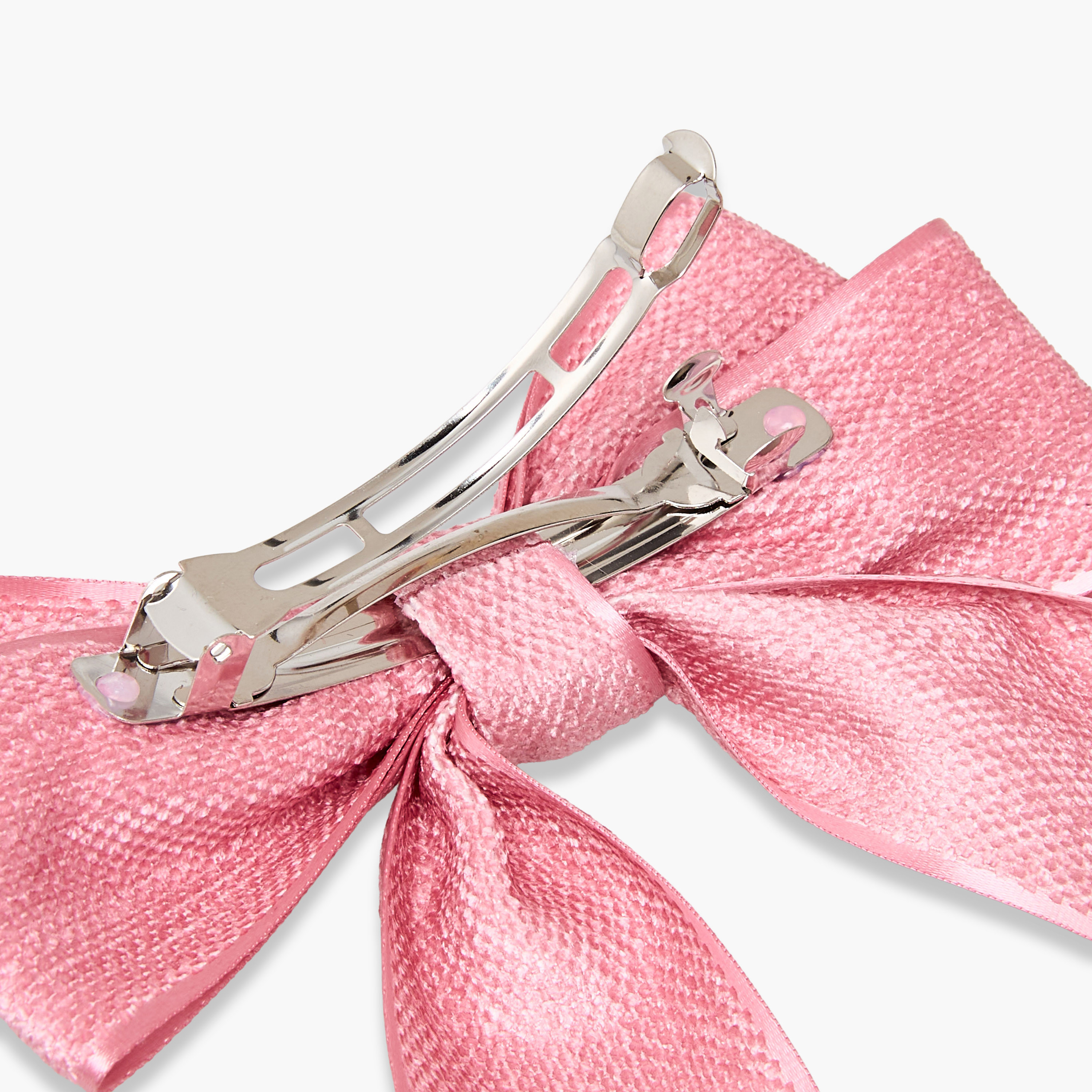 Bow Barrette Hair Clip with Textured Design-women-hairaccessories-clips-image-4