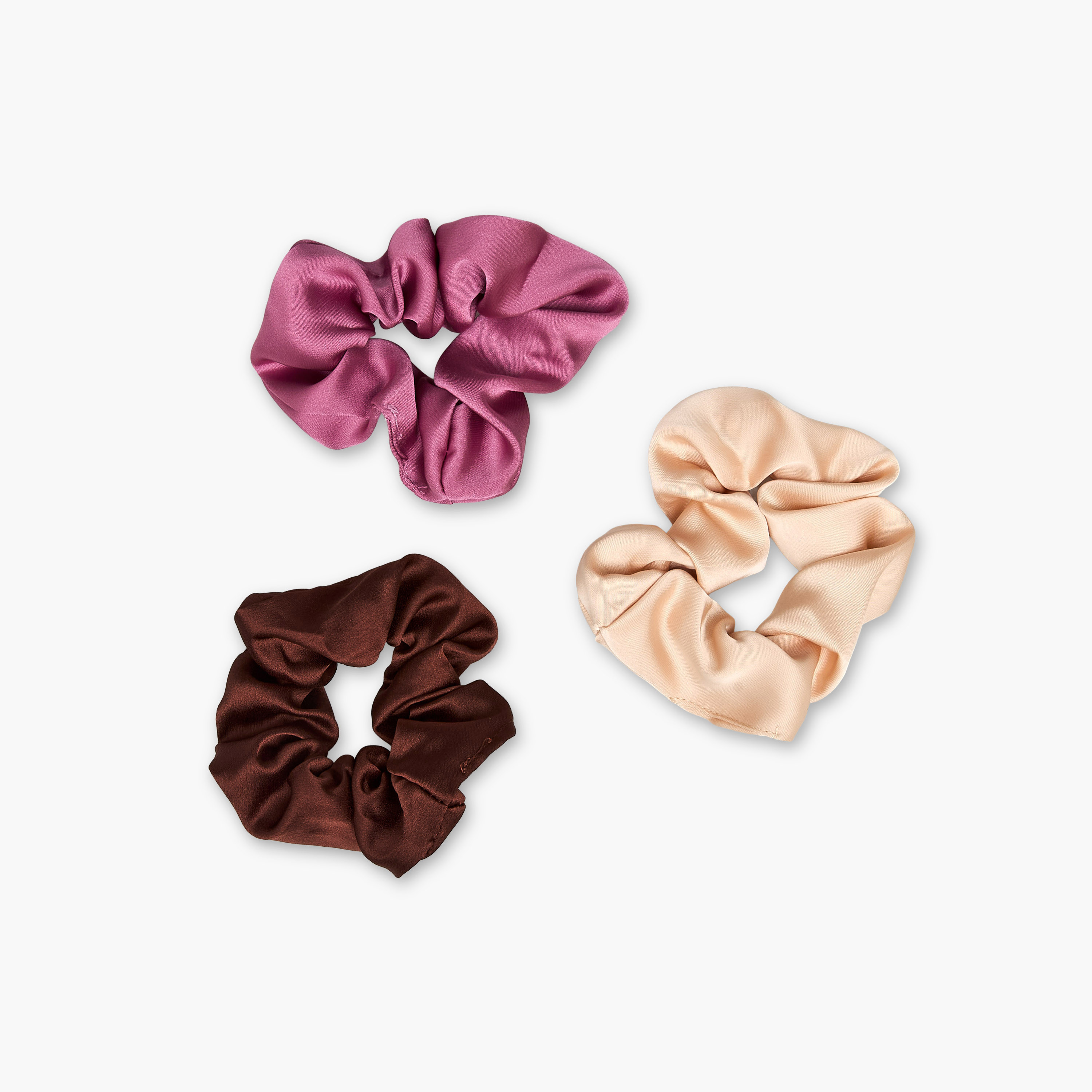 ربطات شعر ساتان - طقم من 3 قطع-women-hairaccessories-scrunchies-image-4