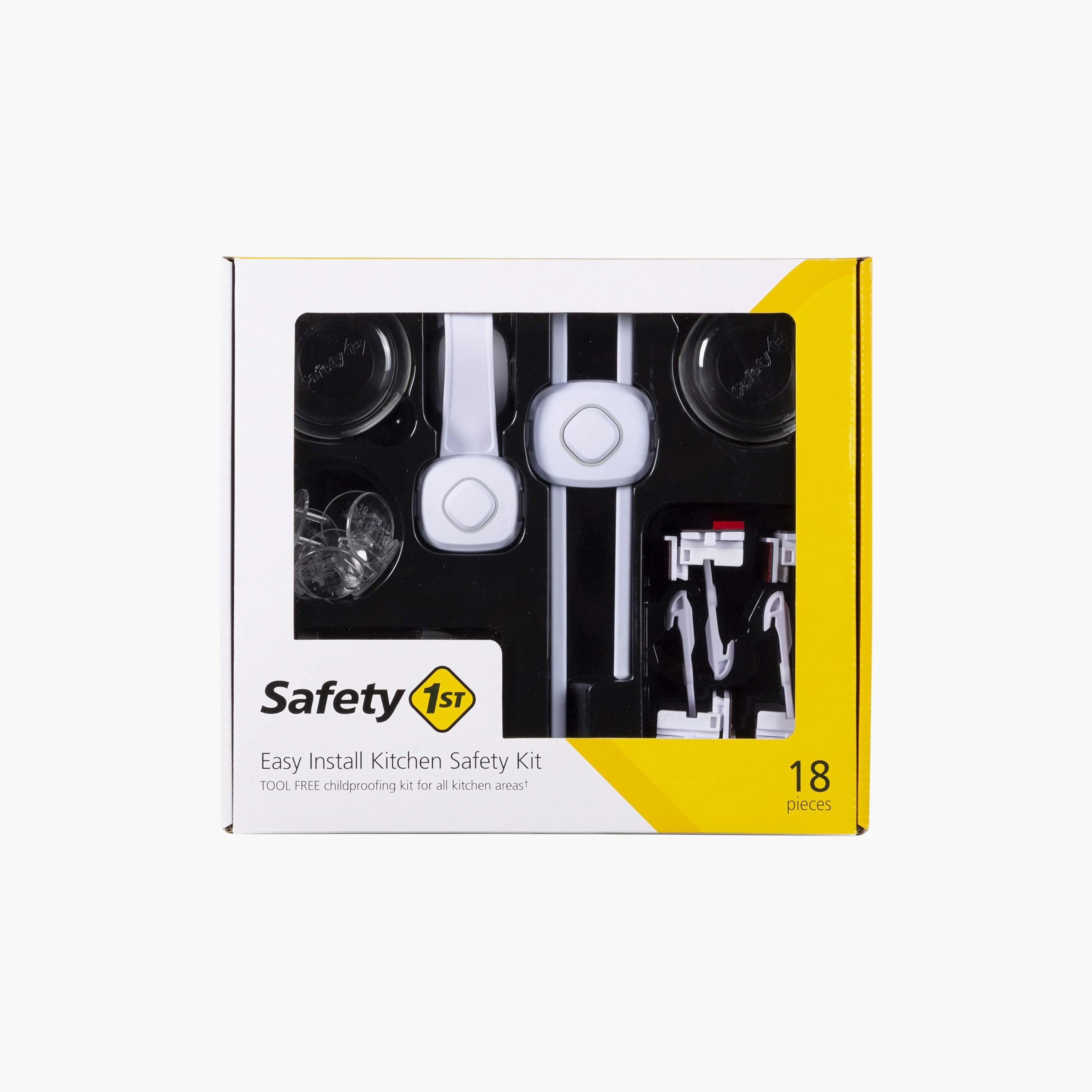 مجموعة أمان المطبخ سهلة التركيب بروفينج من سيفتي فيرست - 18 قطعة-baby-healthandsafety-babyproofing-image-2