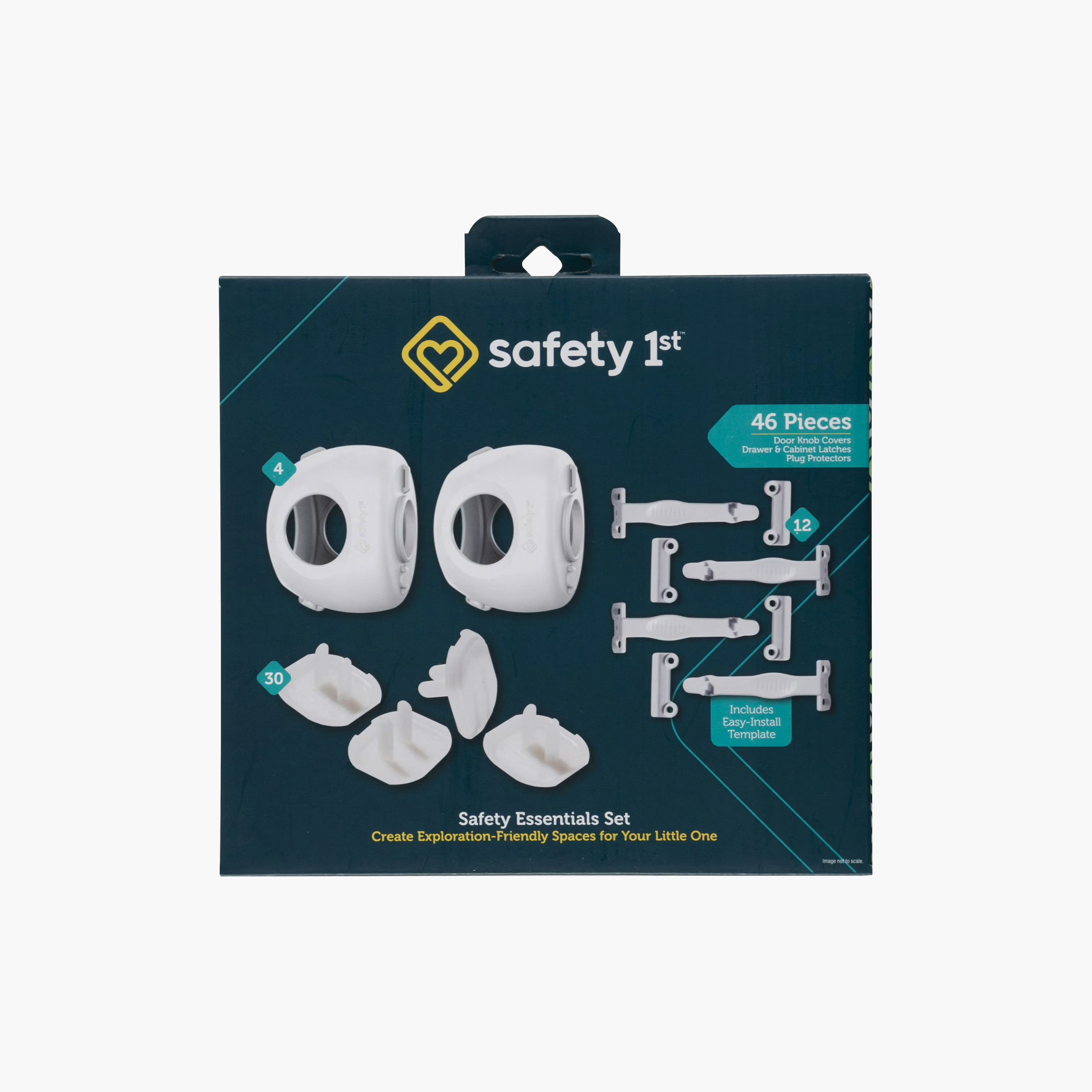Set of 46 Safety 1st Proofing Door Knob Covers with Cabinet Latches-baby-healthandsafety-babyproofing-image-4