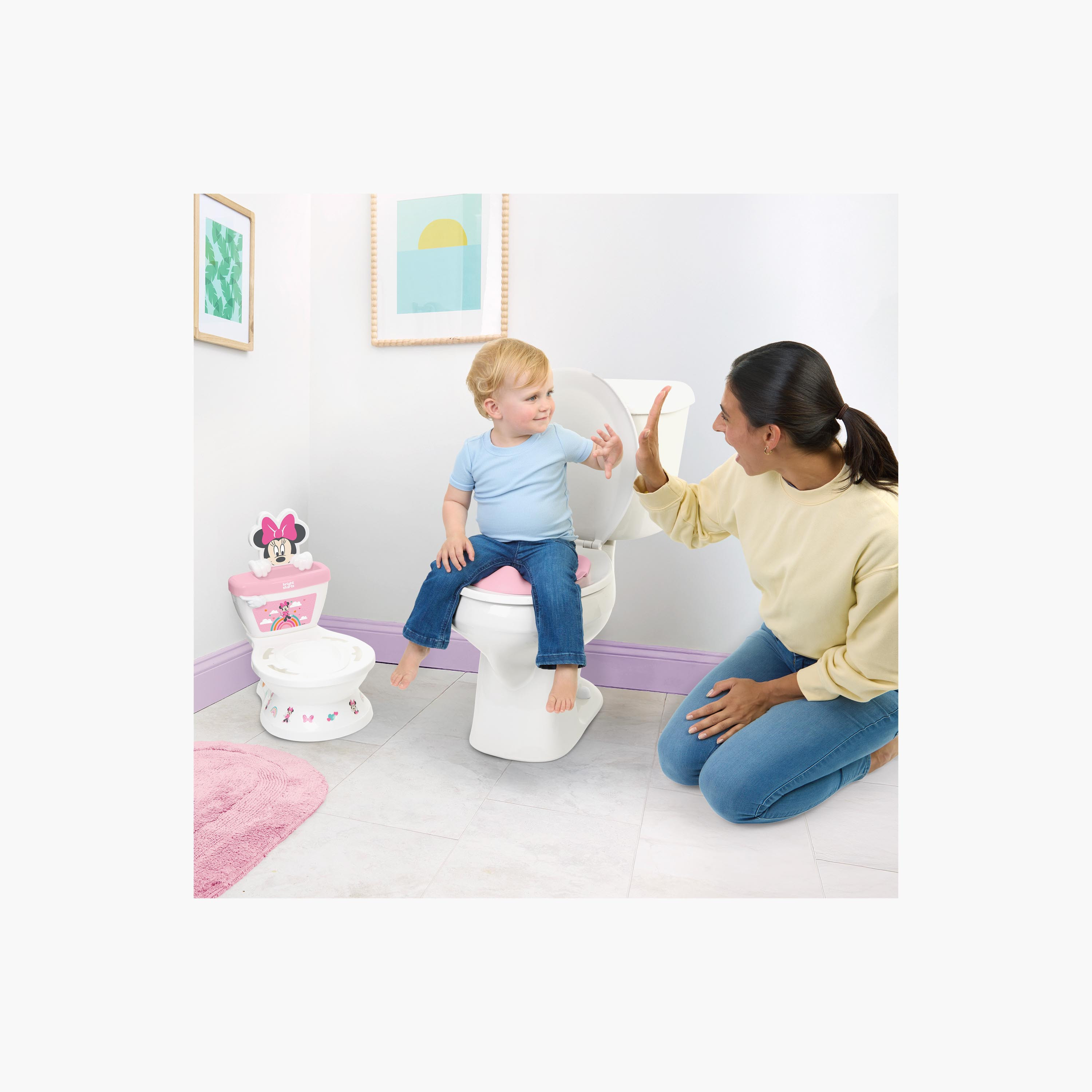 Bright Starts Potty Training Seat with Minnie Mouse Accent-baby-diapering-pottytraining-image-8
