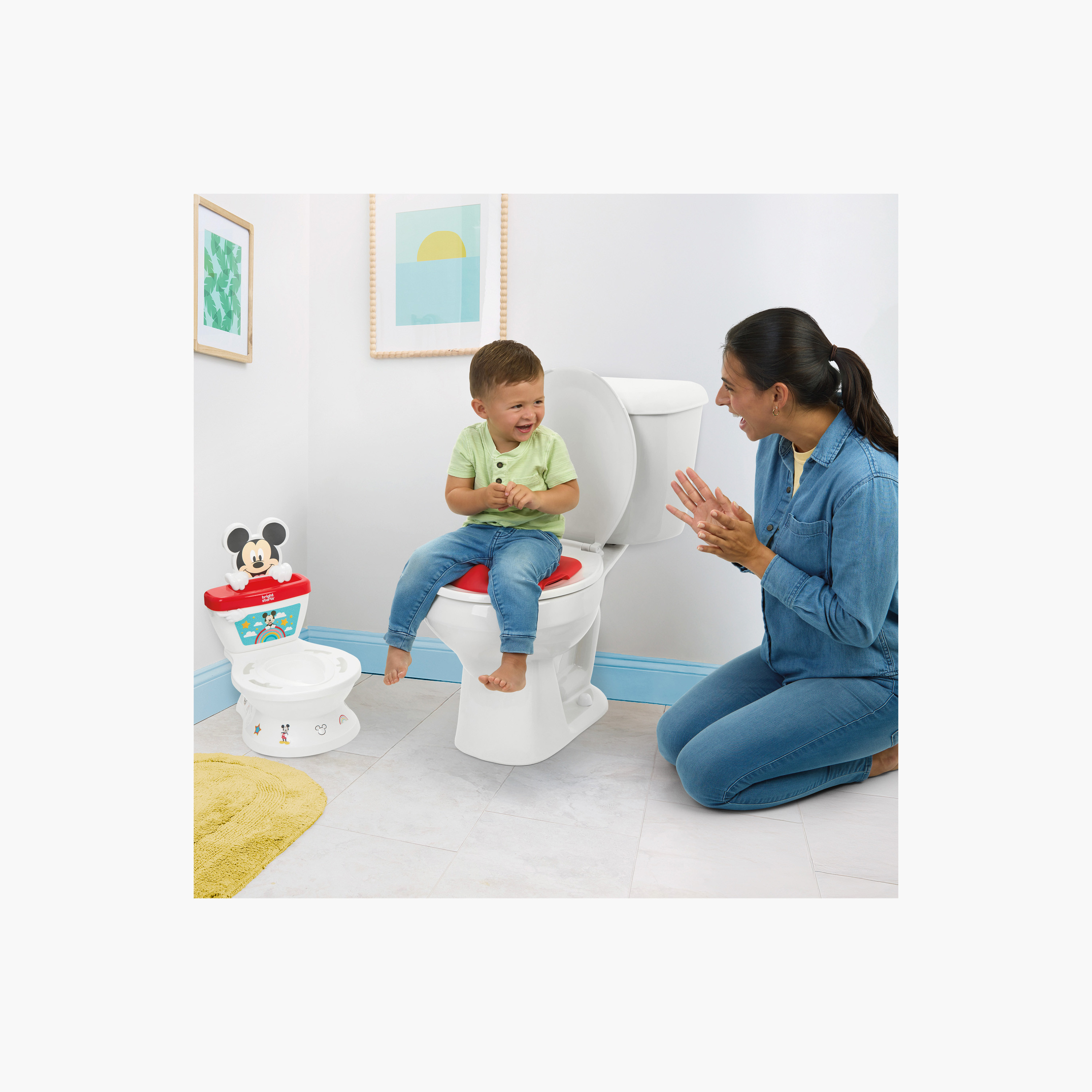Bright Starts Potty Training Seat with Minnie Mouse Accent-baby-diapering-pottytraining-image-2