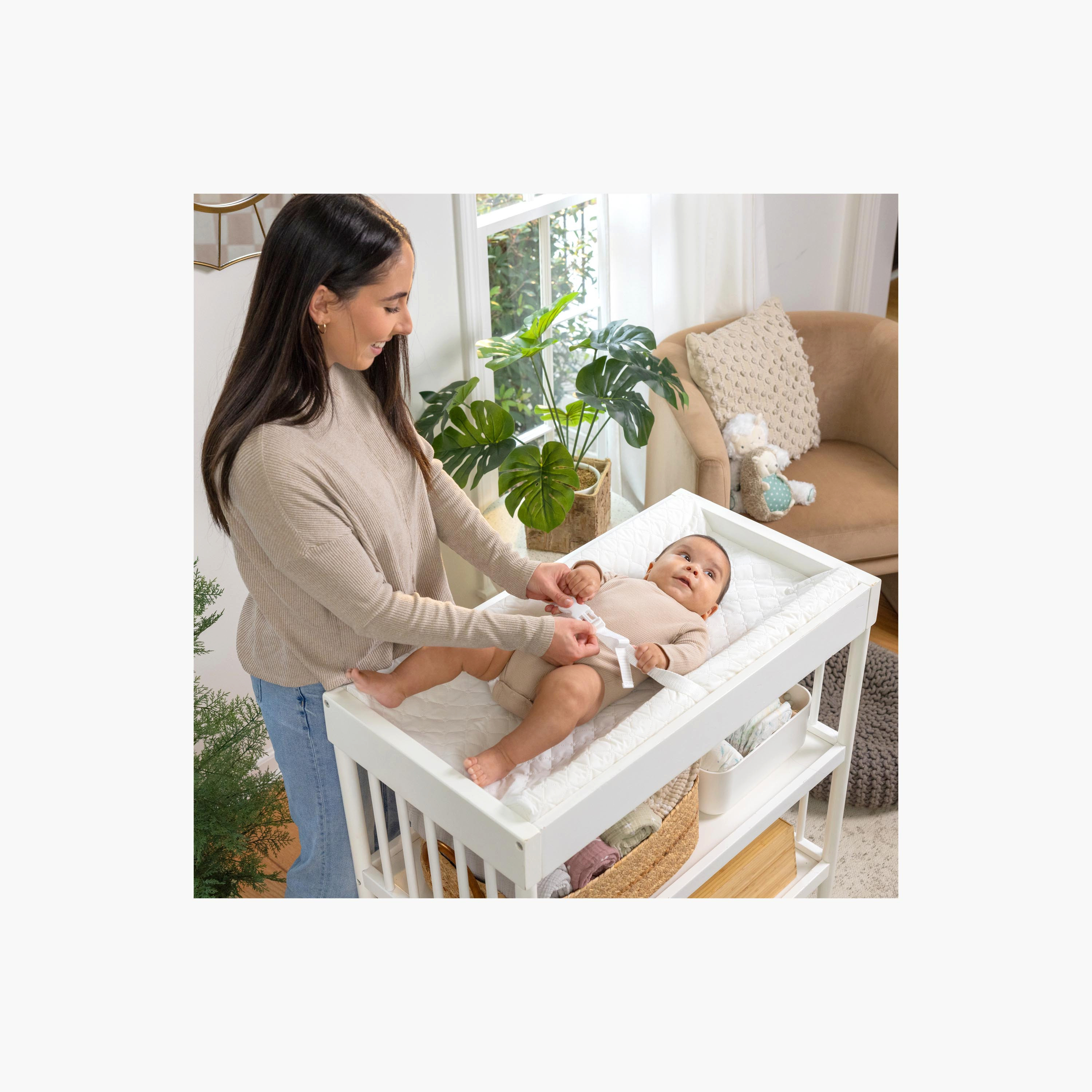 مفرش تغيير حفاضات الأطفال بتصميم منحني من إنجينيتي-beautyandpersonalcare-babycare-bathaccessories-image-3
