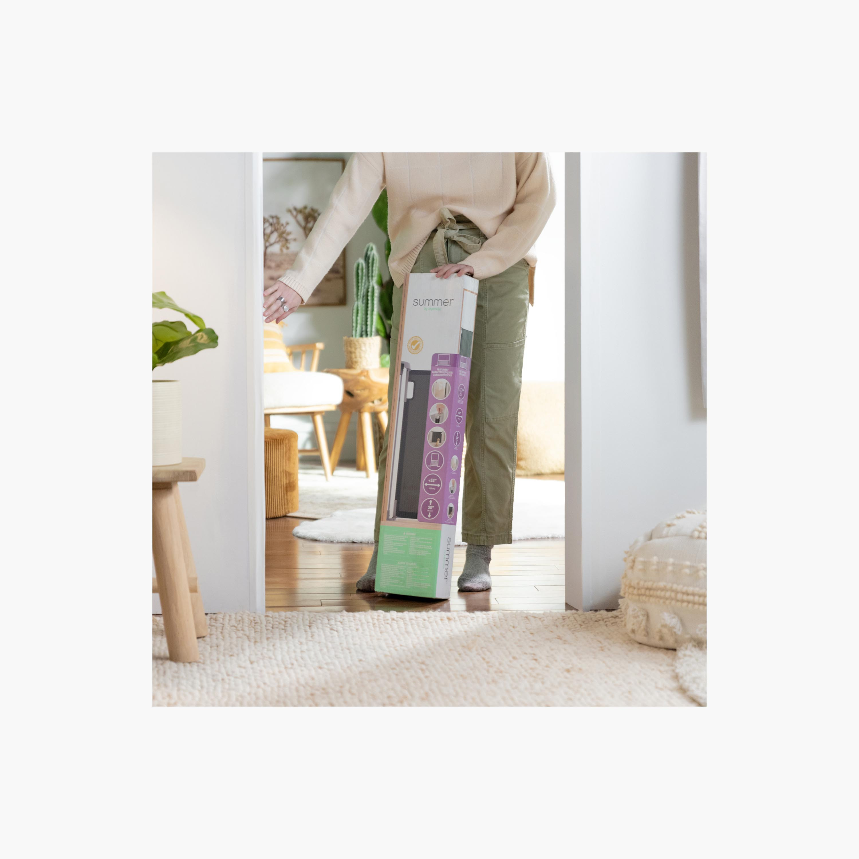 بوابة أمان ثروواي 52 دبليو بقفل تلقائي من إنجينويتي-baby-healthandsafety-babyproofing-image-16