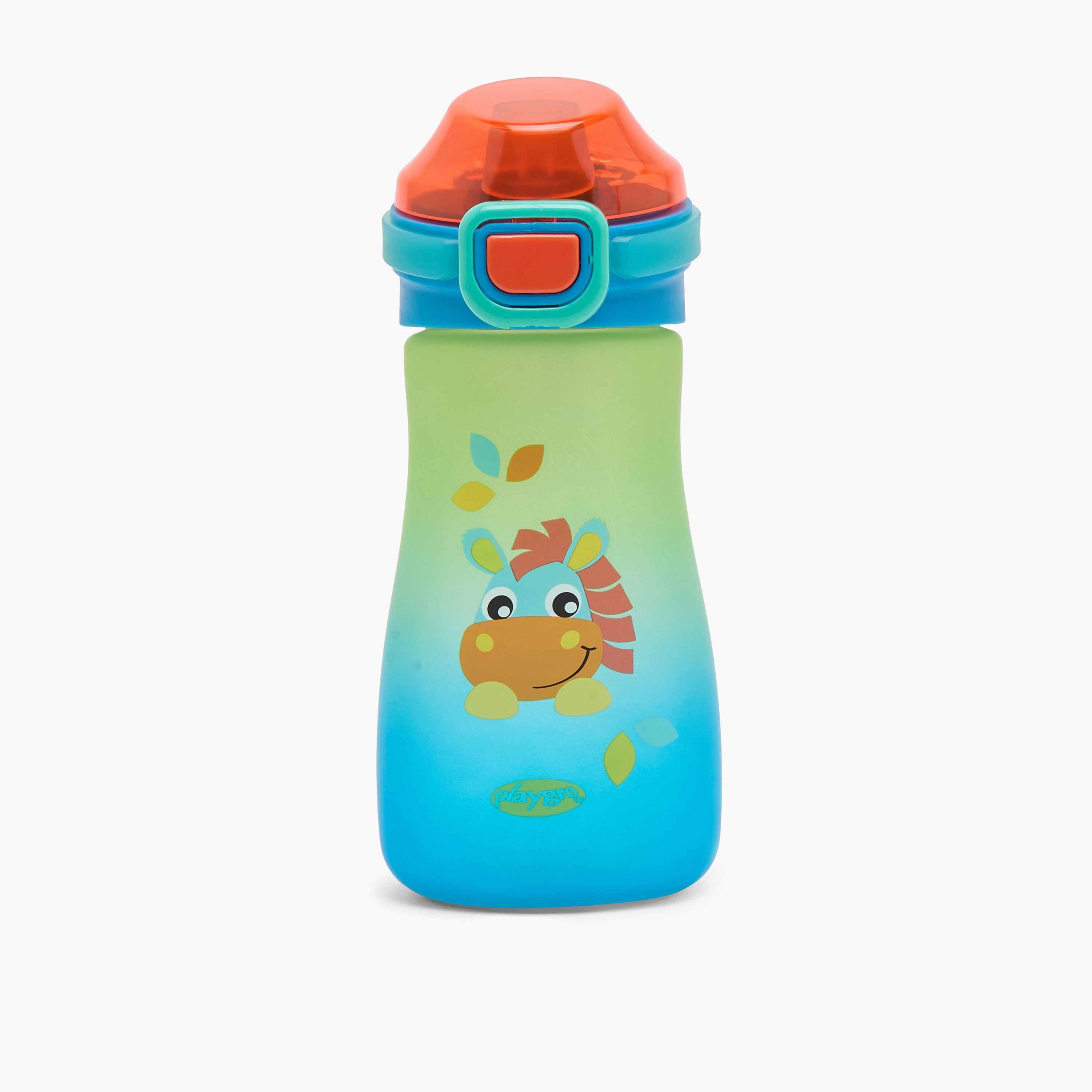 قارورة بتصميم كليب كلوب وقشة وفوهة رياضية وغطاء قابل للقفل من بلاي جرو - 550 مل-school-waterbottles-image-1
