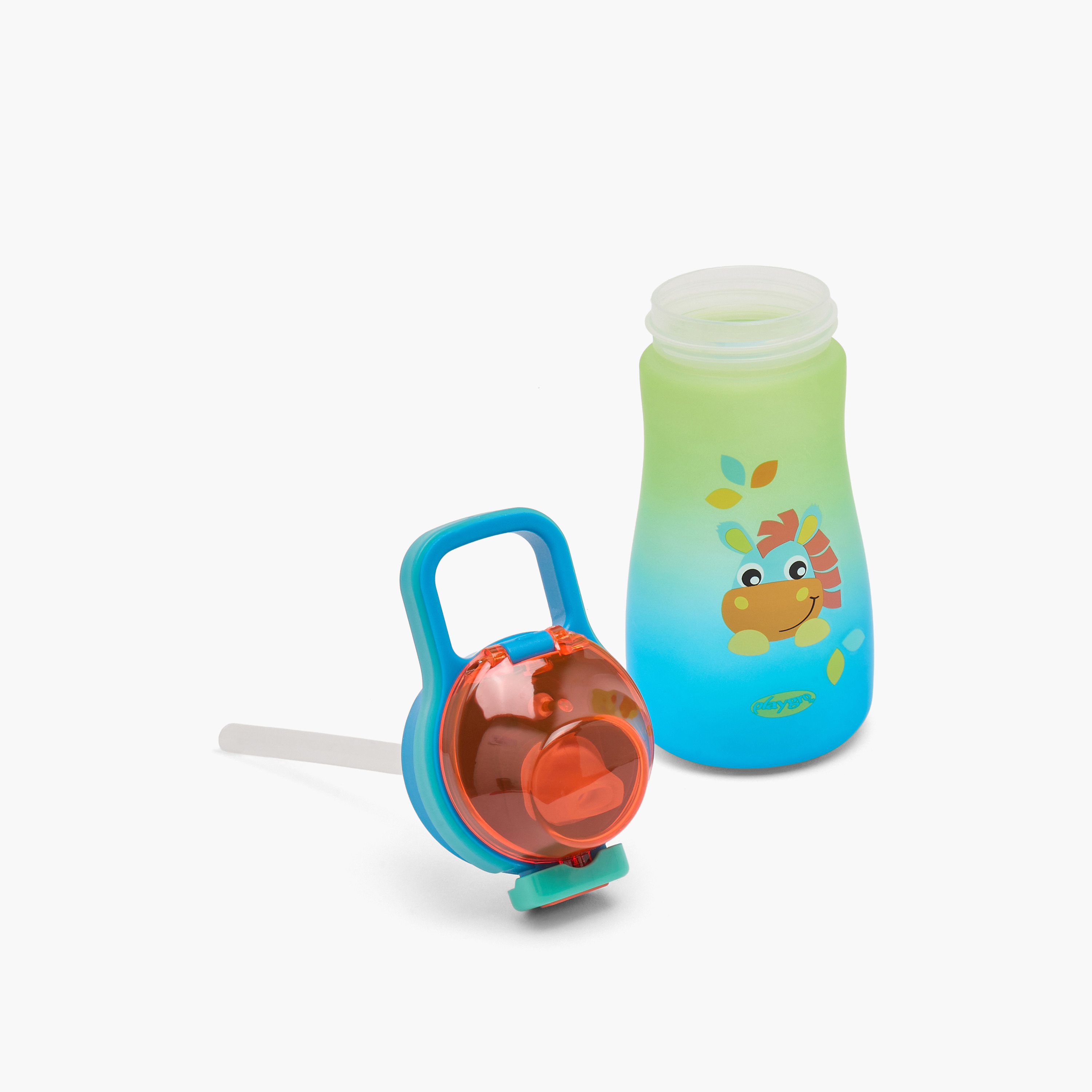 قارورة بتصميم كليب كلوب وقشة وفوهة رياضية وغطاء قابل للقفل من بلاي جرو - 550 مل-school-waterbottles-image-9