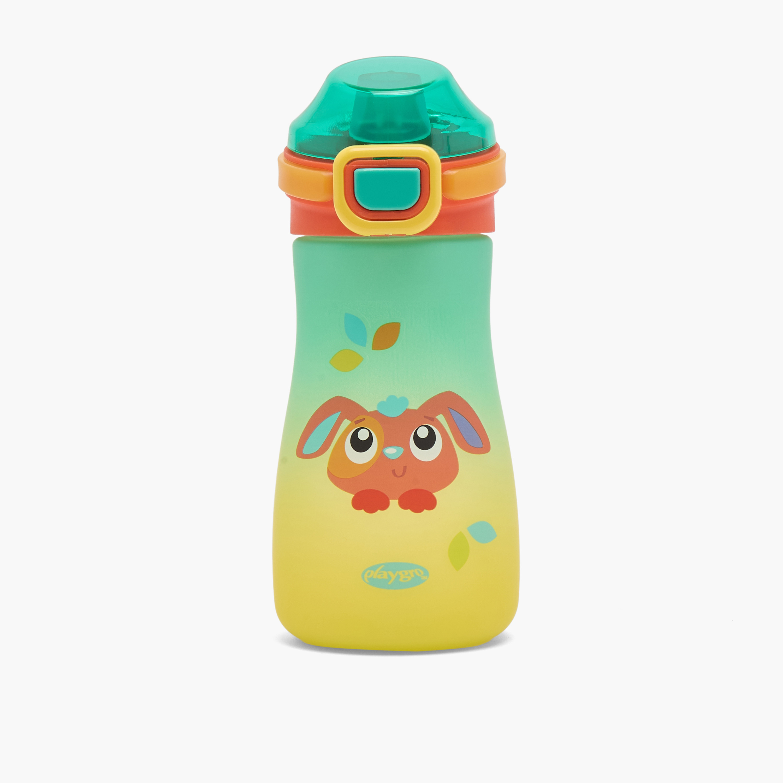 قارورة بتصميم بيني وقشة وفوهة رياضية وغطاء قابل للقفل من بلاي جرو - 550 مل-school-waterbottles-image-1
