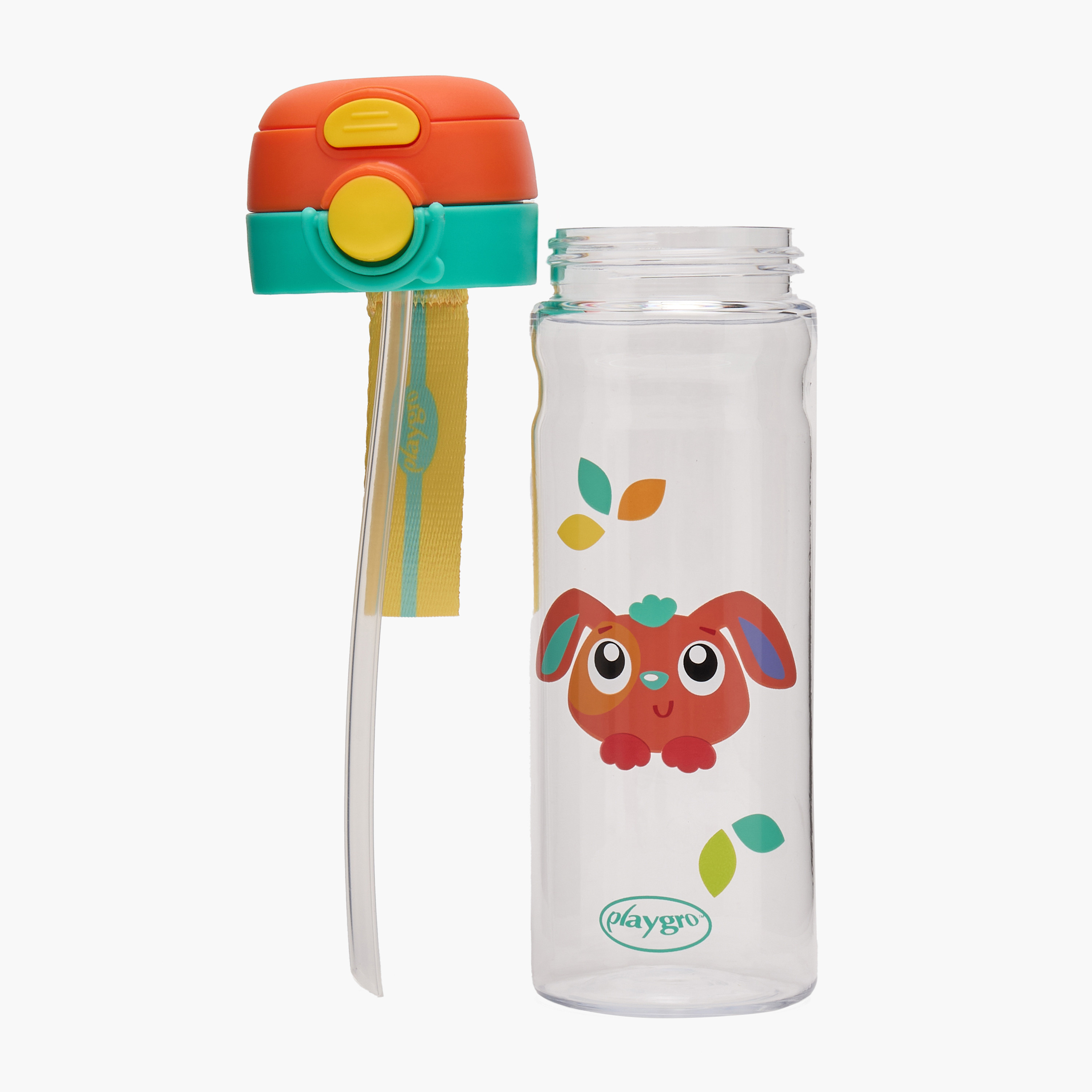 Playgro Penny FlipSip 2-in-1 Water Bottle with Flip-Top Lid-school-waterbottles-image-2