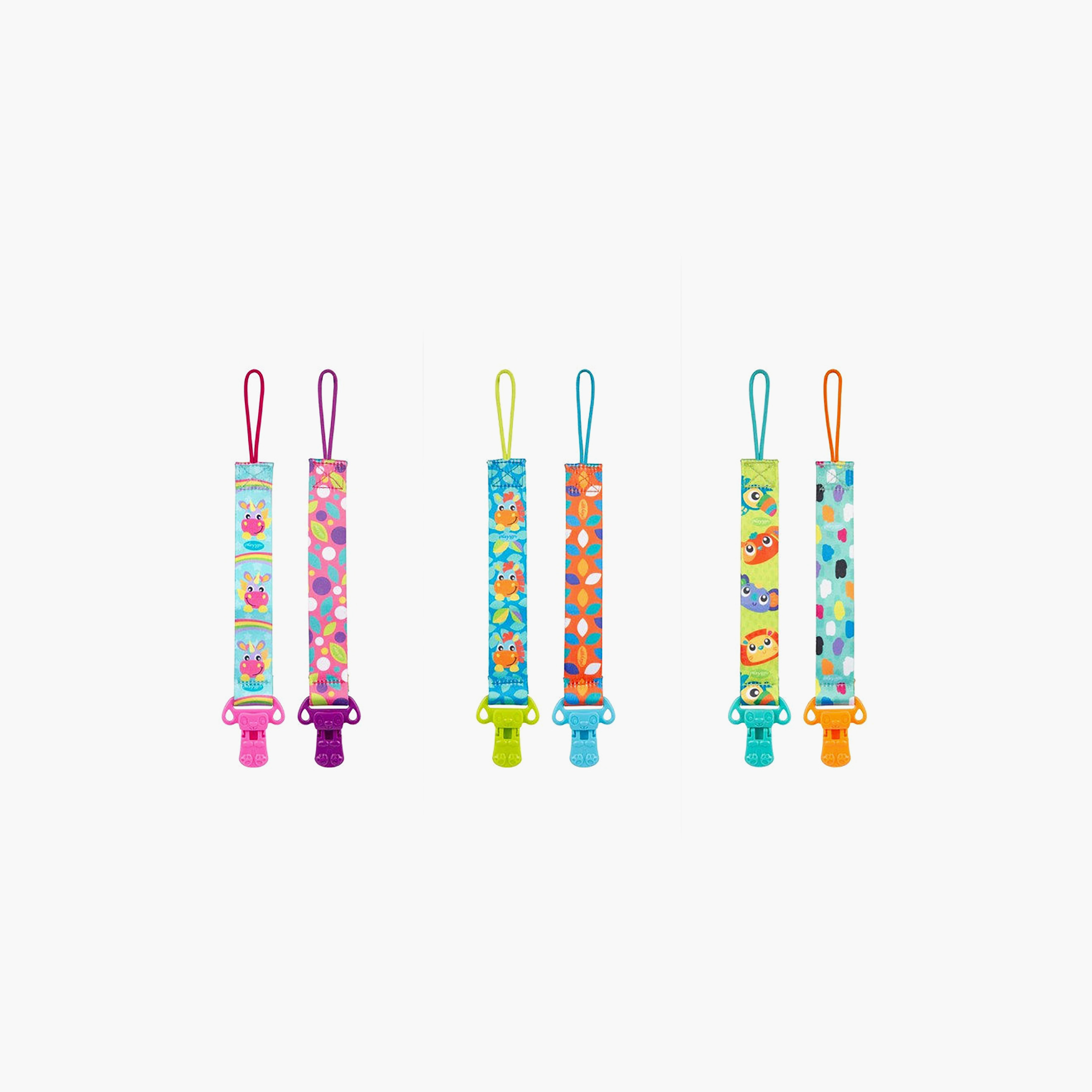 Playgro Clip Clog Giggle Grip Soother Clip with Easy Release Clasp-baby-feeding-pacifiers-image-1