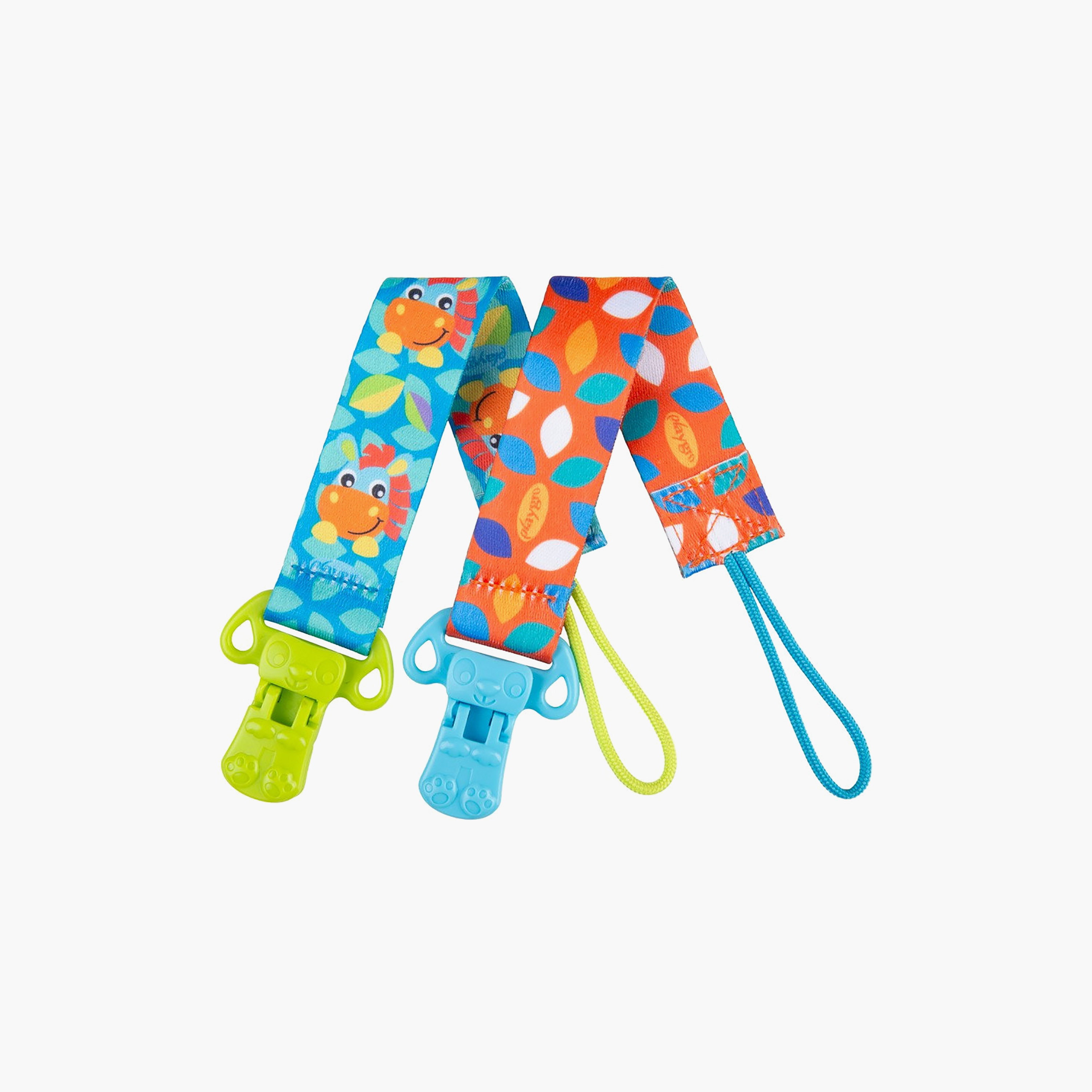 Playgro Clip Clog Giggle Grip Soother Clip with Easy Release Clasp-baby-feeding-pacifiers-image-2