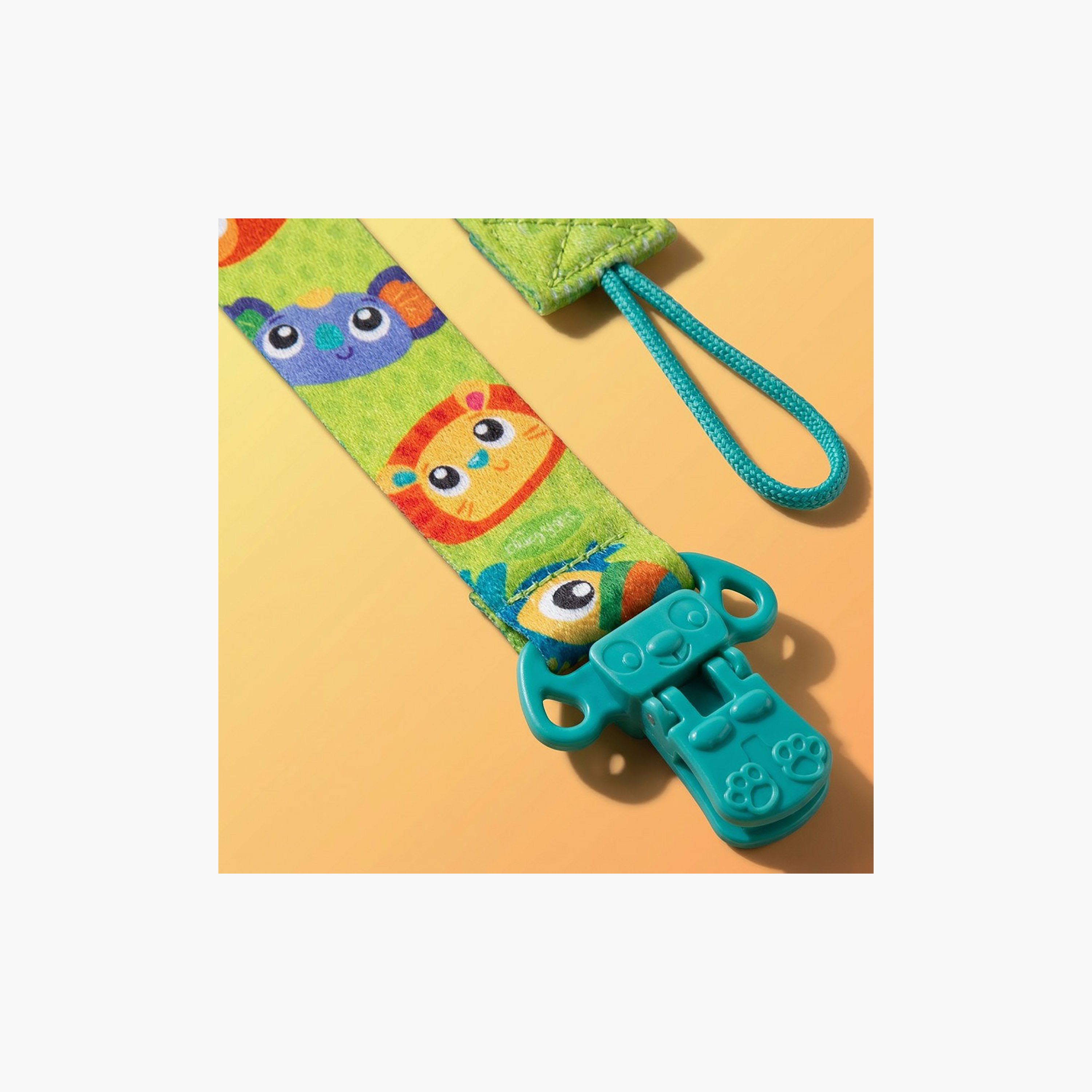 Playgro Clip Clog Giggle Grip Soother Clip with Easy Release Clasp-baby-feeding-pacifiers-image-3