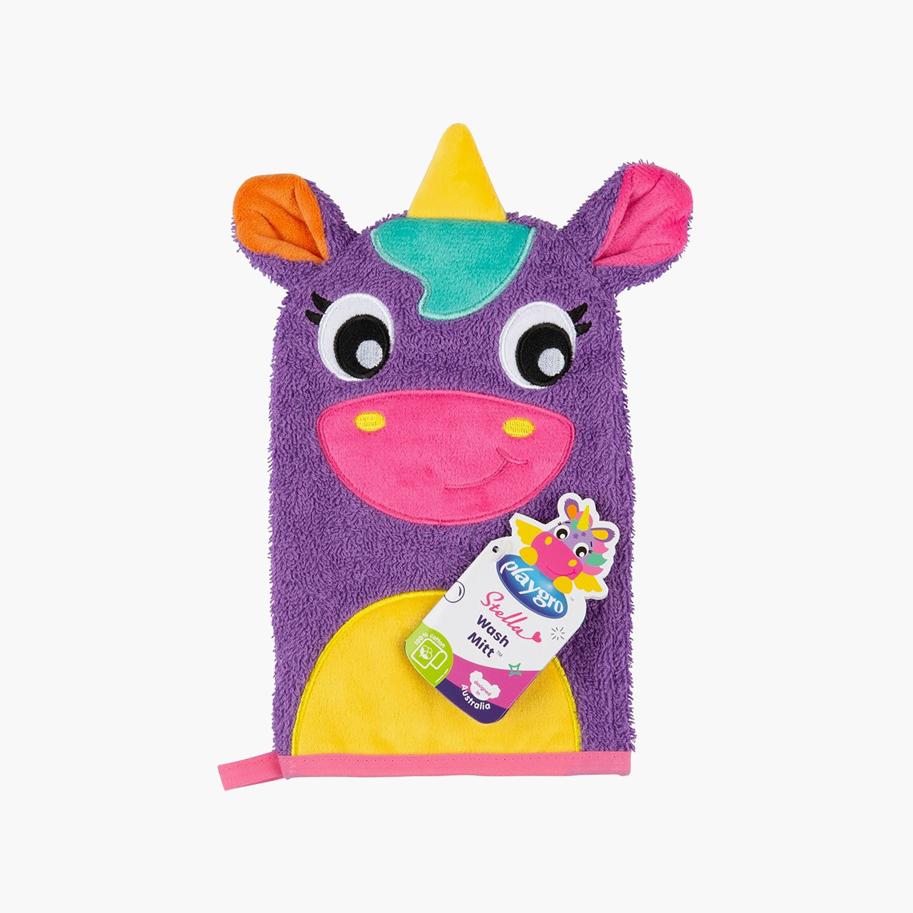 قفاز استحمام ستلا يونيكورن من بلايجرو-baby-bathandcare-towels-image-7