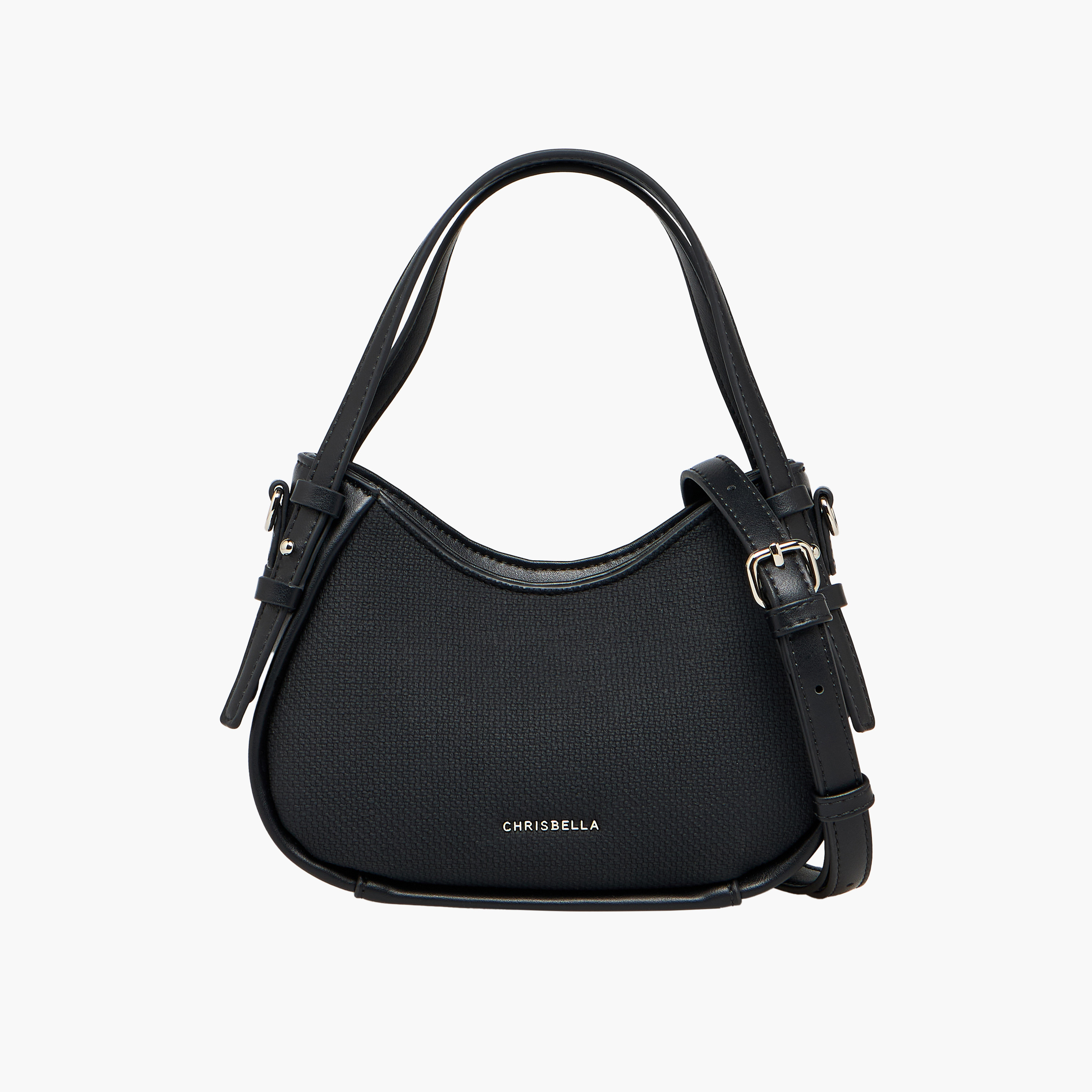 شنطة كتف بملمس بارز وحزام قابل للفصل من كريسبيلا-women-bagsandwallets-handbags-image-1