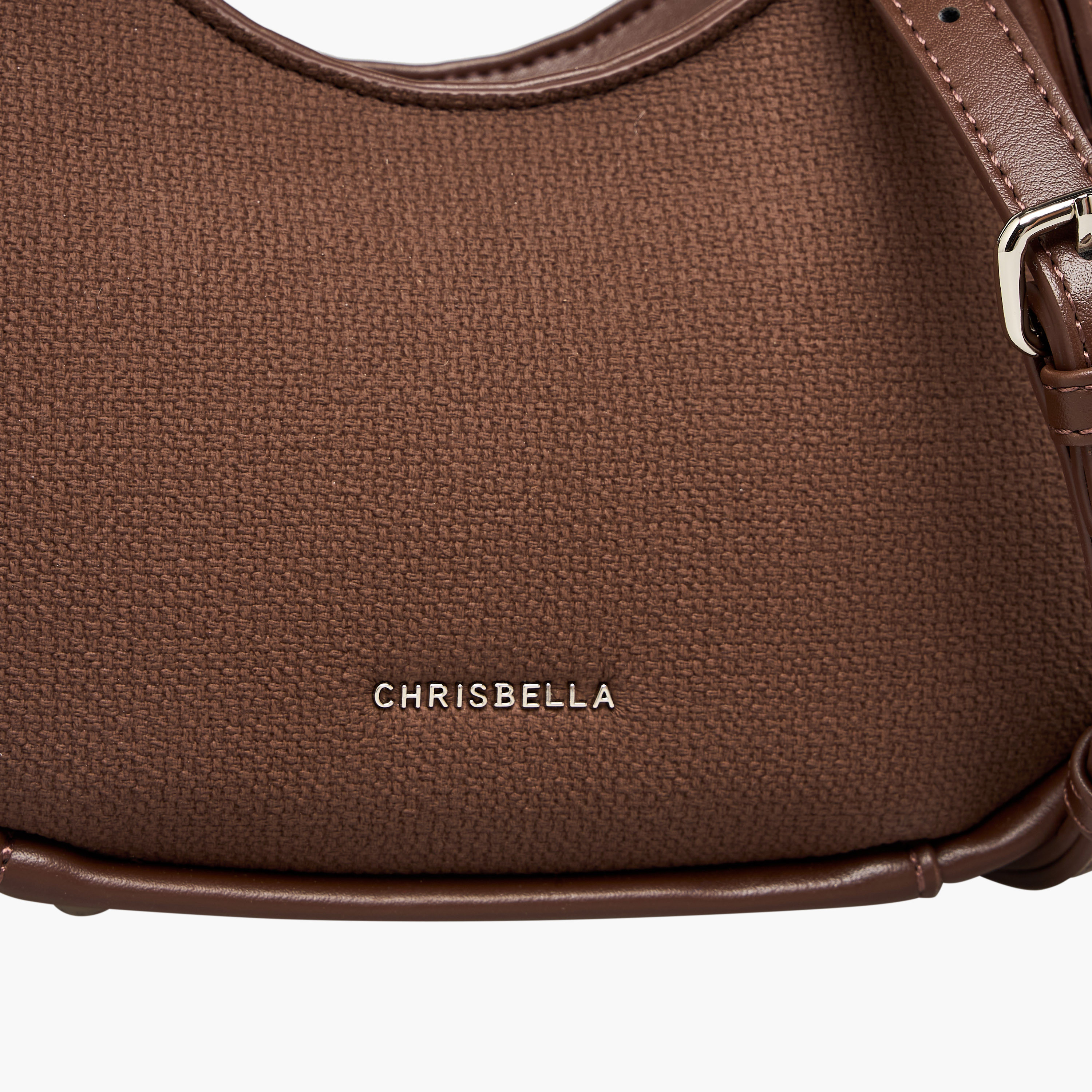 شنطة كتف منقوشة بحزام قابل للفصل من كريسبيلا-women-bagsandwallets-handbags-image-5