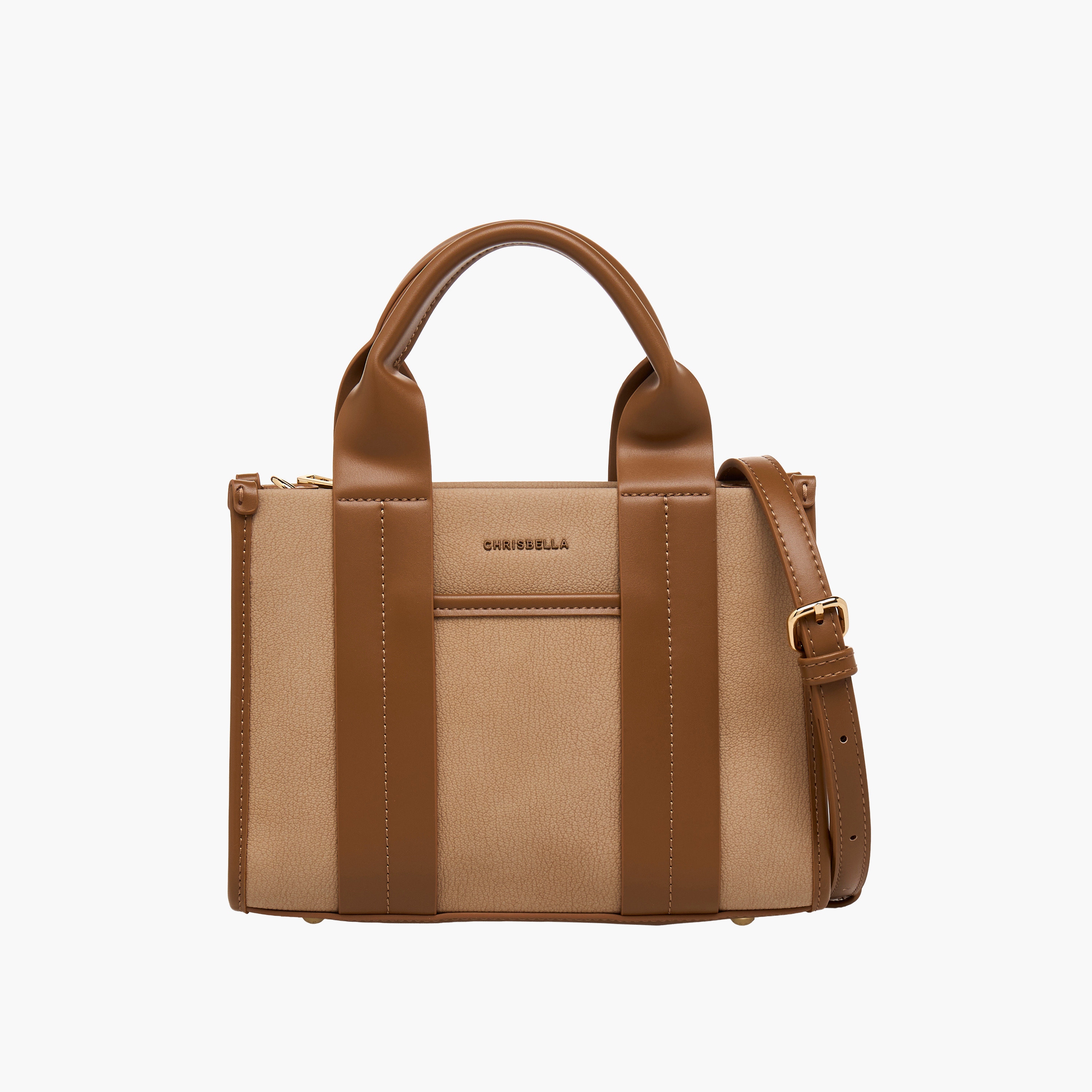 شنطة توت بسحاب إغلاق وألواح من كريسبيلا-women-bagsandwallets-handbags-image-1