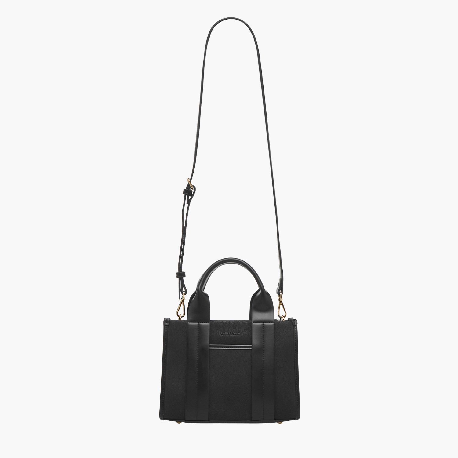 Chrisbella Textured Tote Bag with Detachable Strap-women-bagsandwallets-handbags-image-2