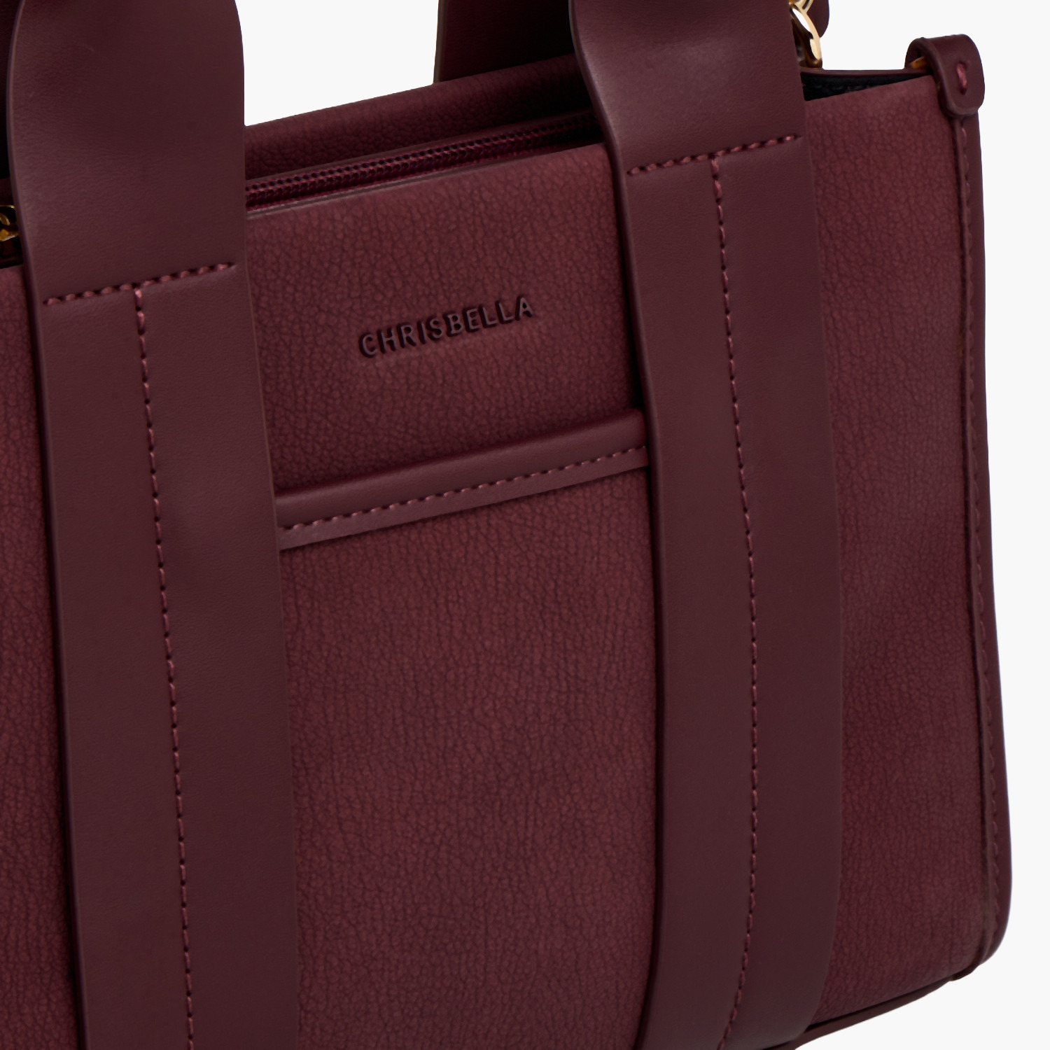 شنطة توت بارزة الملمس بحزام قابل للفصل من كريسبيلا-women-bagsandwallets-handbags-image-5