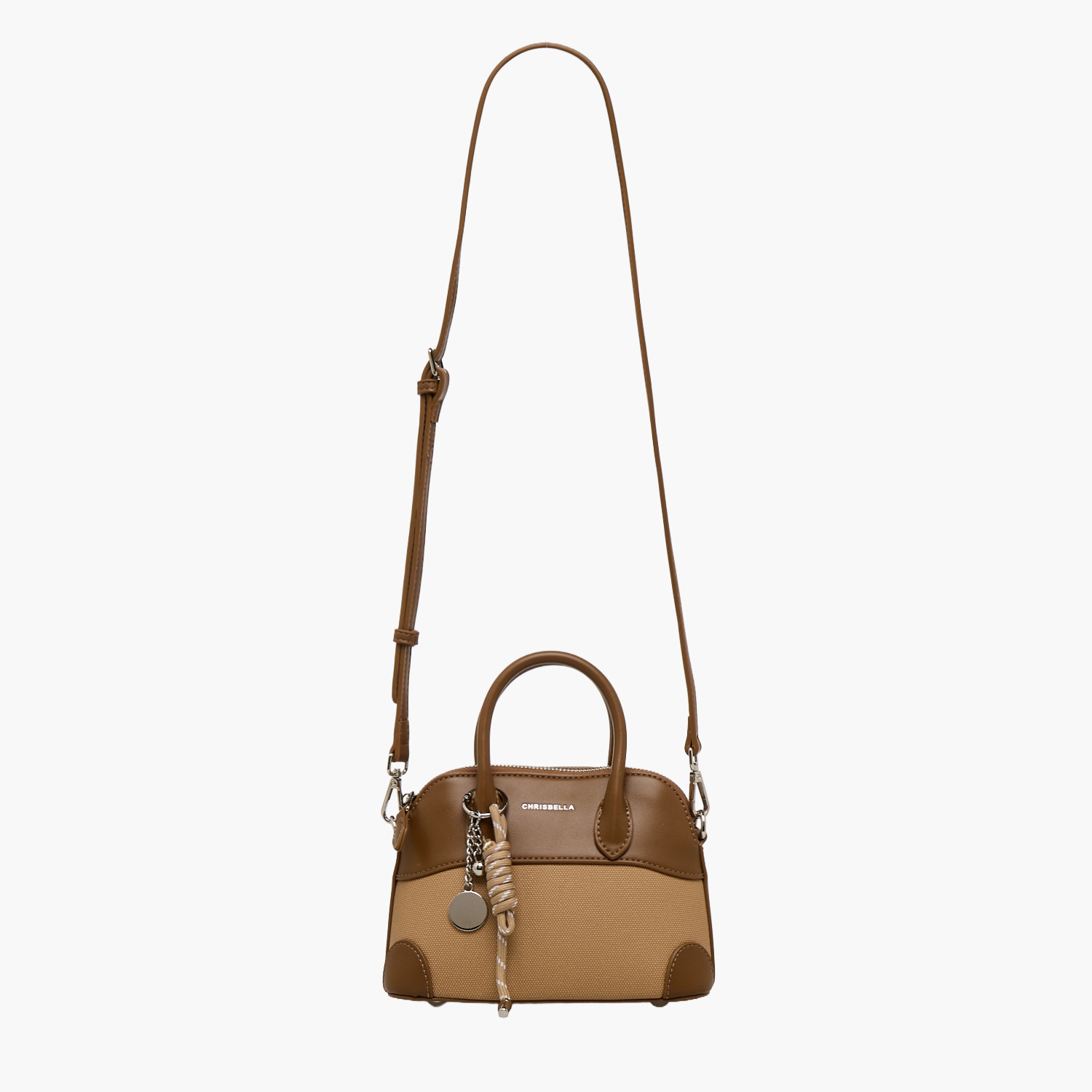 شنطة توتي بارزة الملمس بحزام قابل للفصل من كريسبيلا-women-bagsandwallets-handbags-image-3