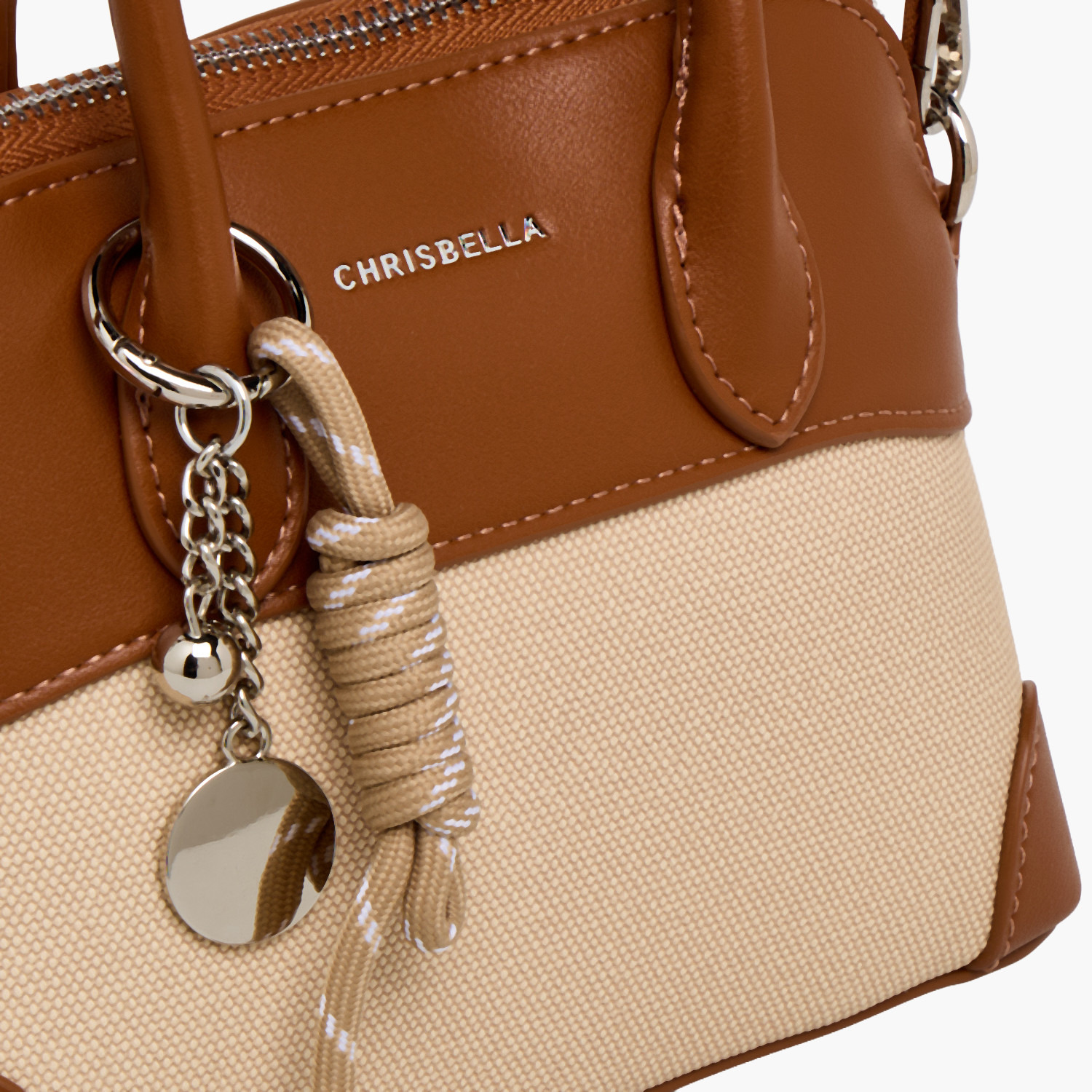 Chrisbella Textured Tote Bag with Detachable Strap-women-bagsandwallets-handbags-image-5