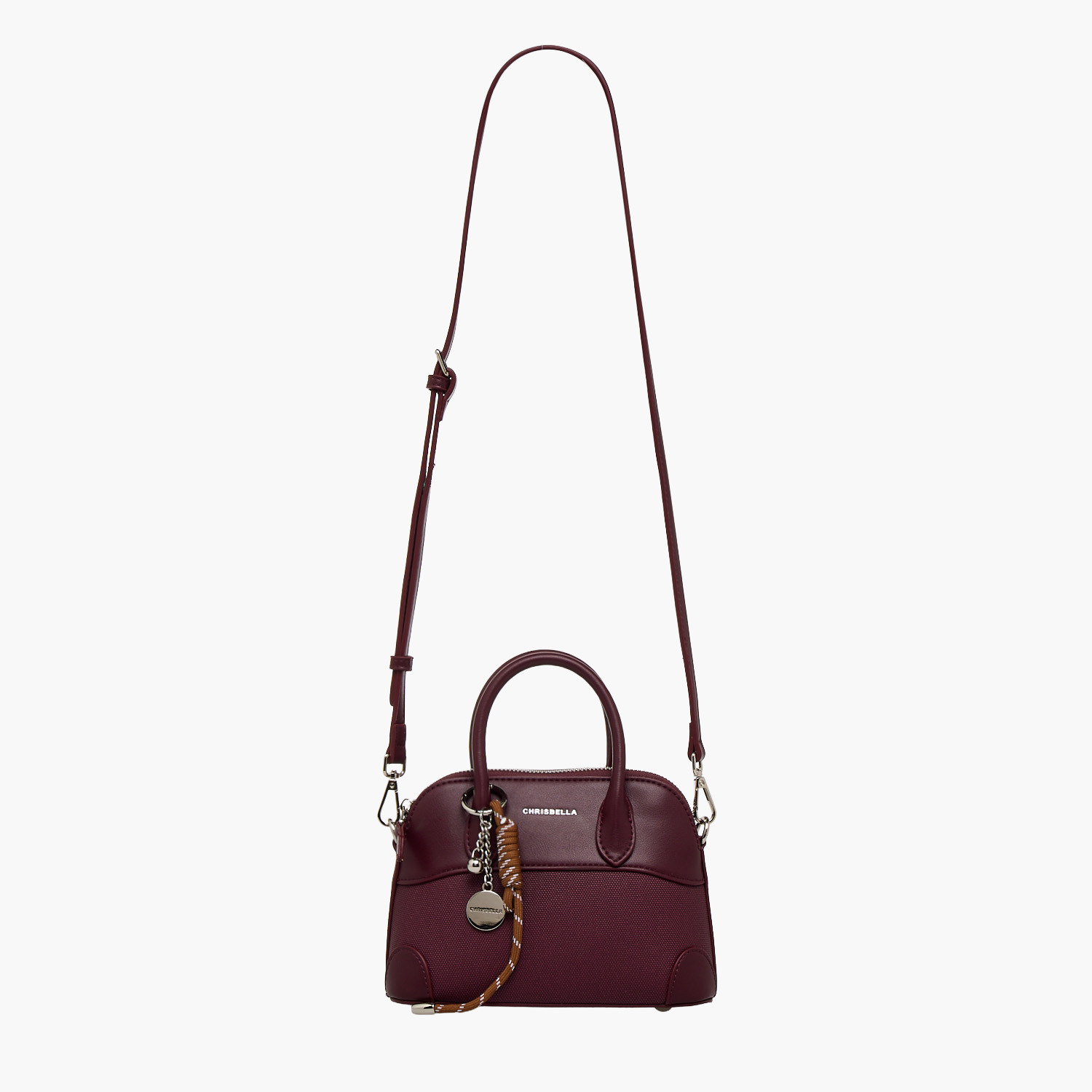 Chrisbella Textured Tote Bag with Detachable Strap-women-bagsandwallets-handbags-image-3