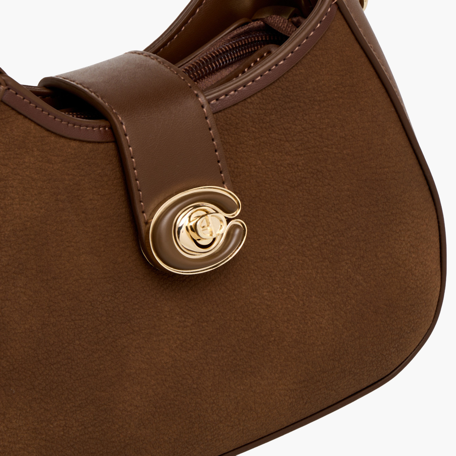 Chrisbella Solid Shoulder Bag with Twist Lock Closure-women-bagsandwallets-handbags-image-5