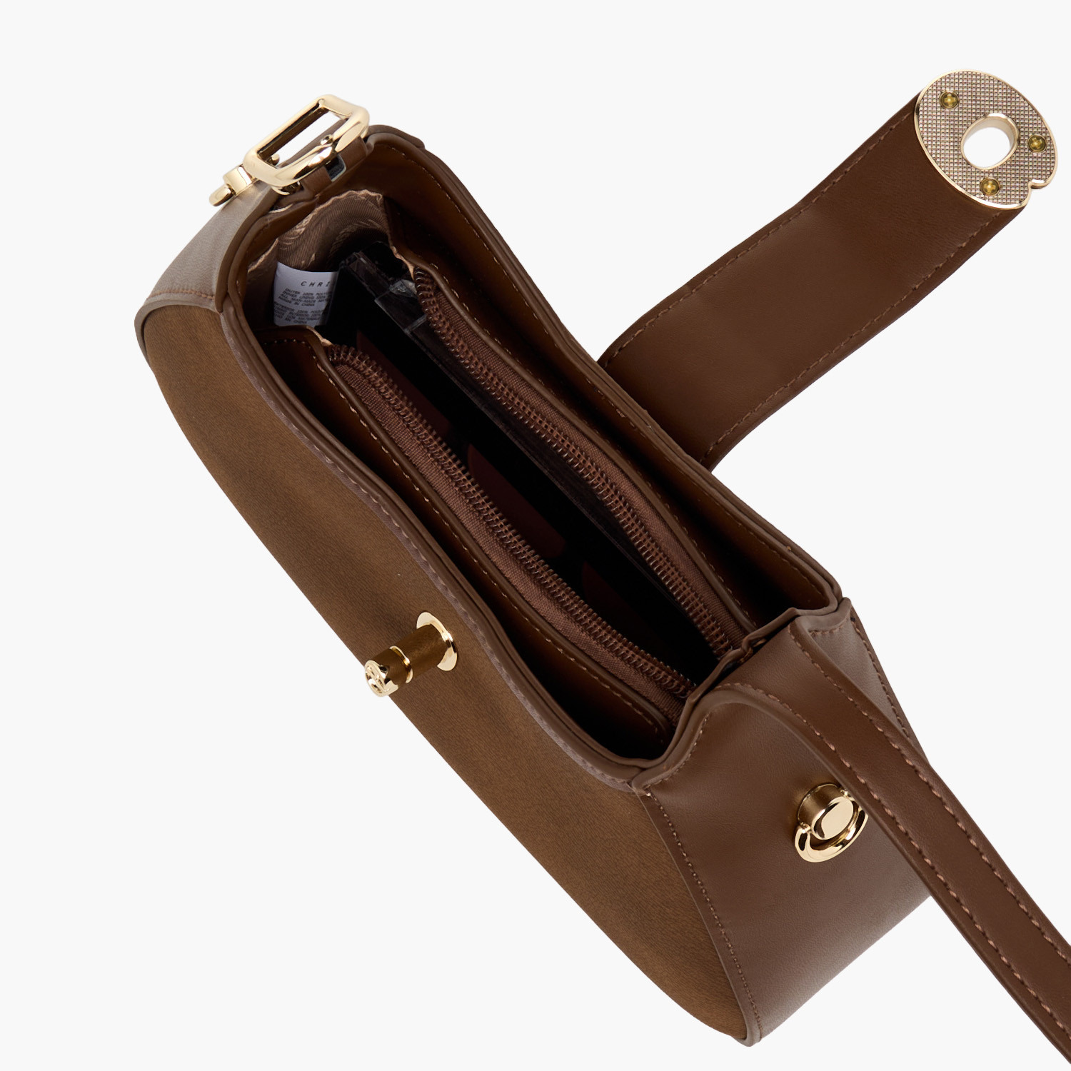 Chrisbella Solid Shoulder Bag with Twist Lock Closure-women-bagsandwallets-handbags-image-8