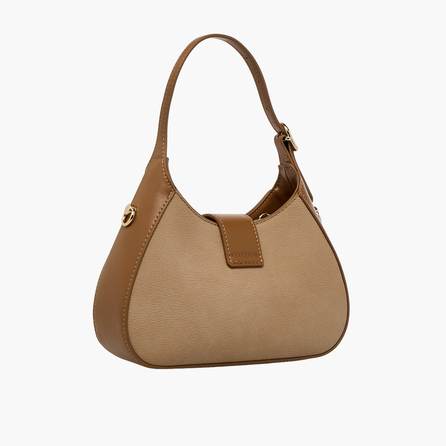 Chrisbella Solid Shoulder Bag with Twist Lock Closure-women-bagsandwallets-handbags-image-4